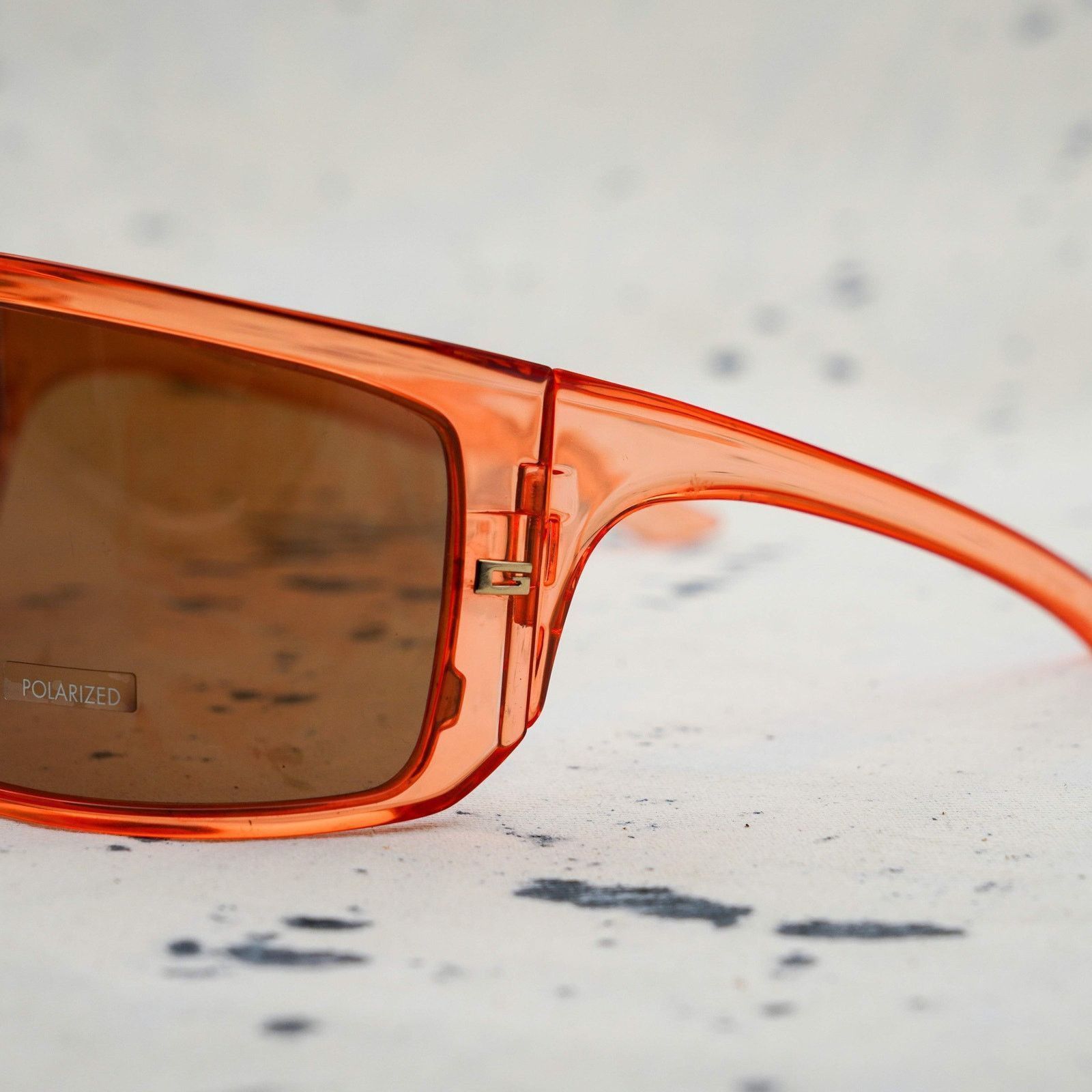 Gucci Vintage gucci oversized logo polarized iconic sunglasses Size ONE SIZE - 6 Thumbnail