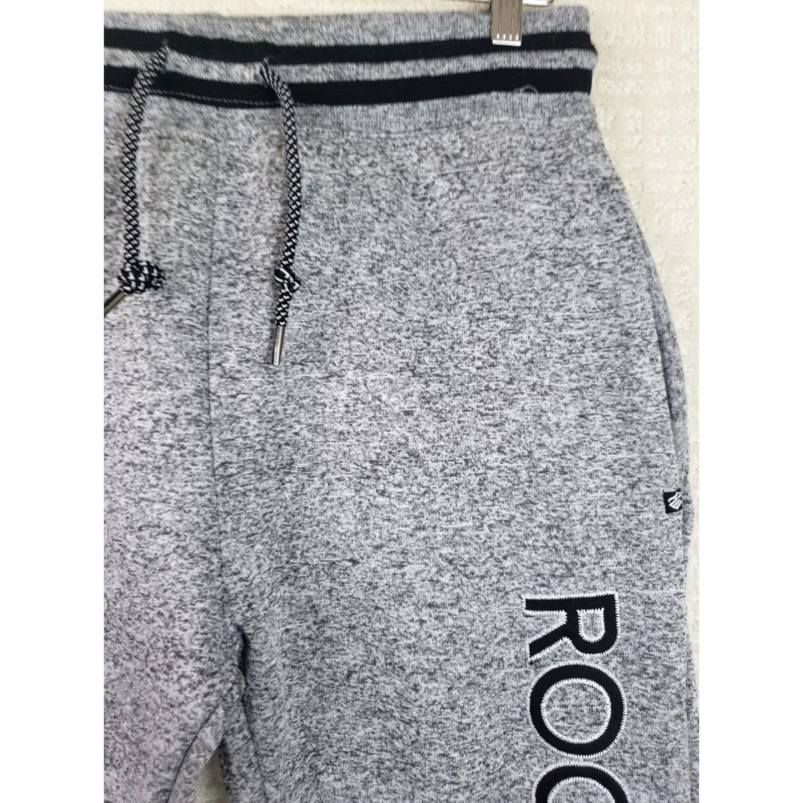 Rocawear Rocawear Jogger Pants Mens 2XL Gray Solid Logo 90s Athleisure CasualTapered Pocketed Elastic Waist Pockets Size US 39 - 4 Thumbnail