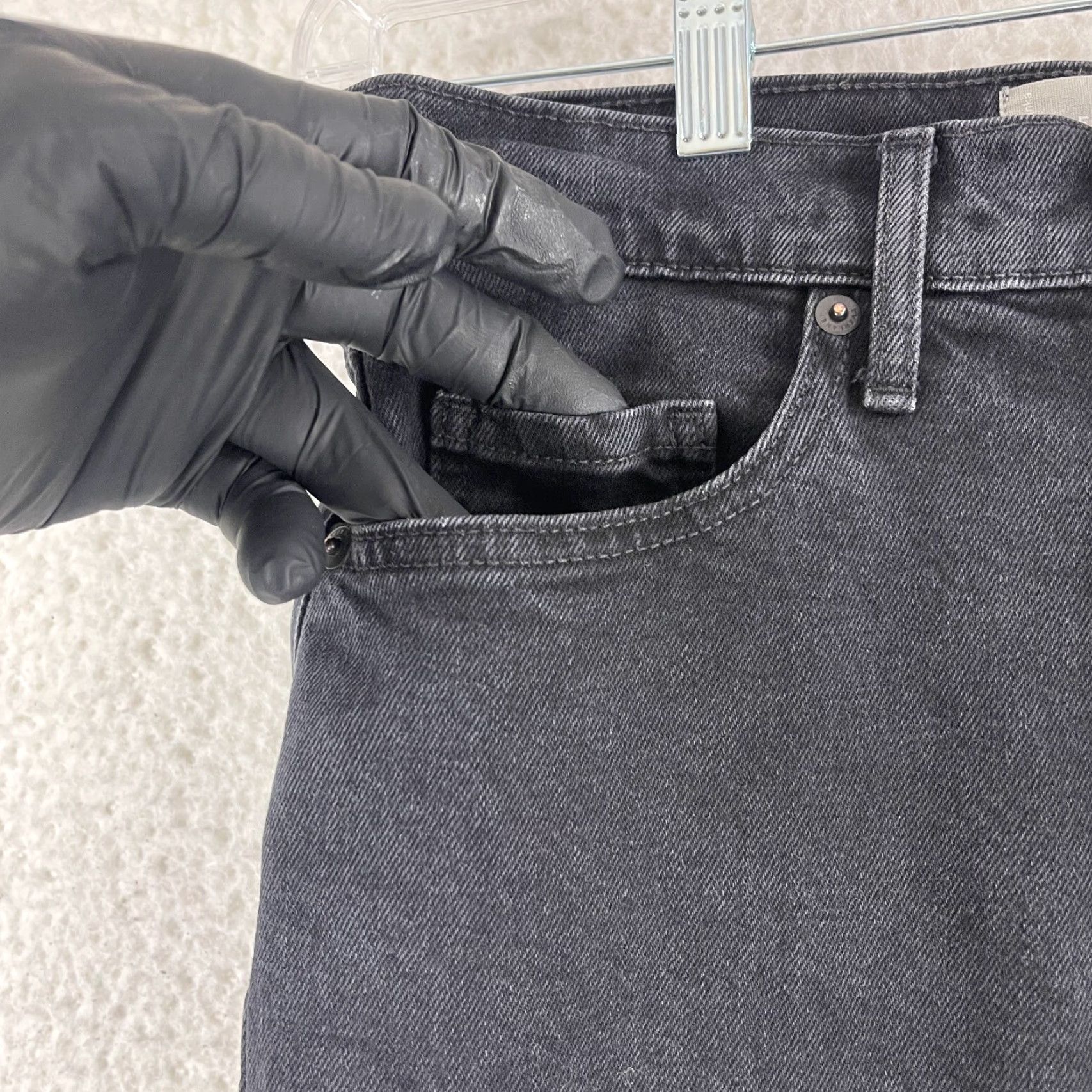 Everlane Everlane The Orginal Cheeky Jean Womens Size 26 Black Denim Organic Cotton Jeans Size 26" / US 2 / IT 38 - 5 Thumbnail