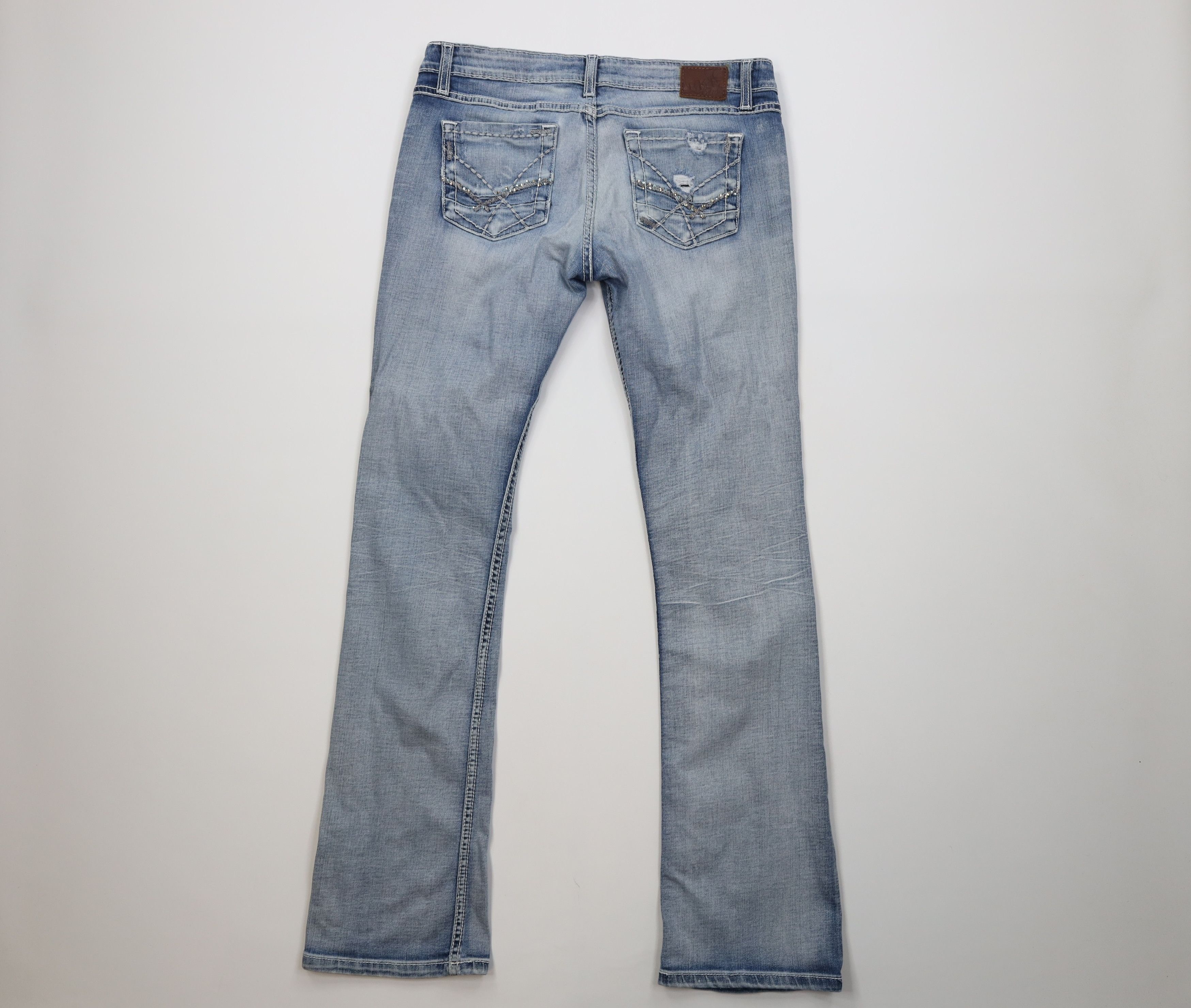 Vintage Buckle BKE Stitch Stretch Sabrina Bootcut Flared Jeans Size 30" / US 8 / IT 44 - 11 Thumbnail
