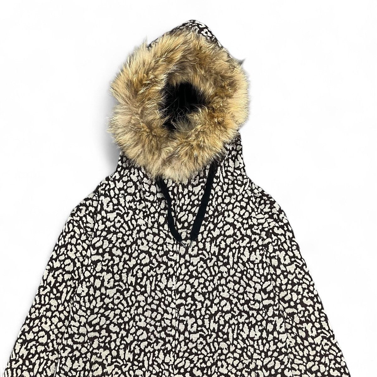 If Six Was Nine Vintage Scorpion Leopard Faux Fur Hoodie LGB Style Size US L / EU 52-54 / 3 - 2 Thumbnail