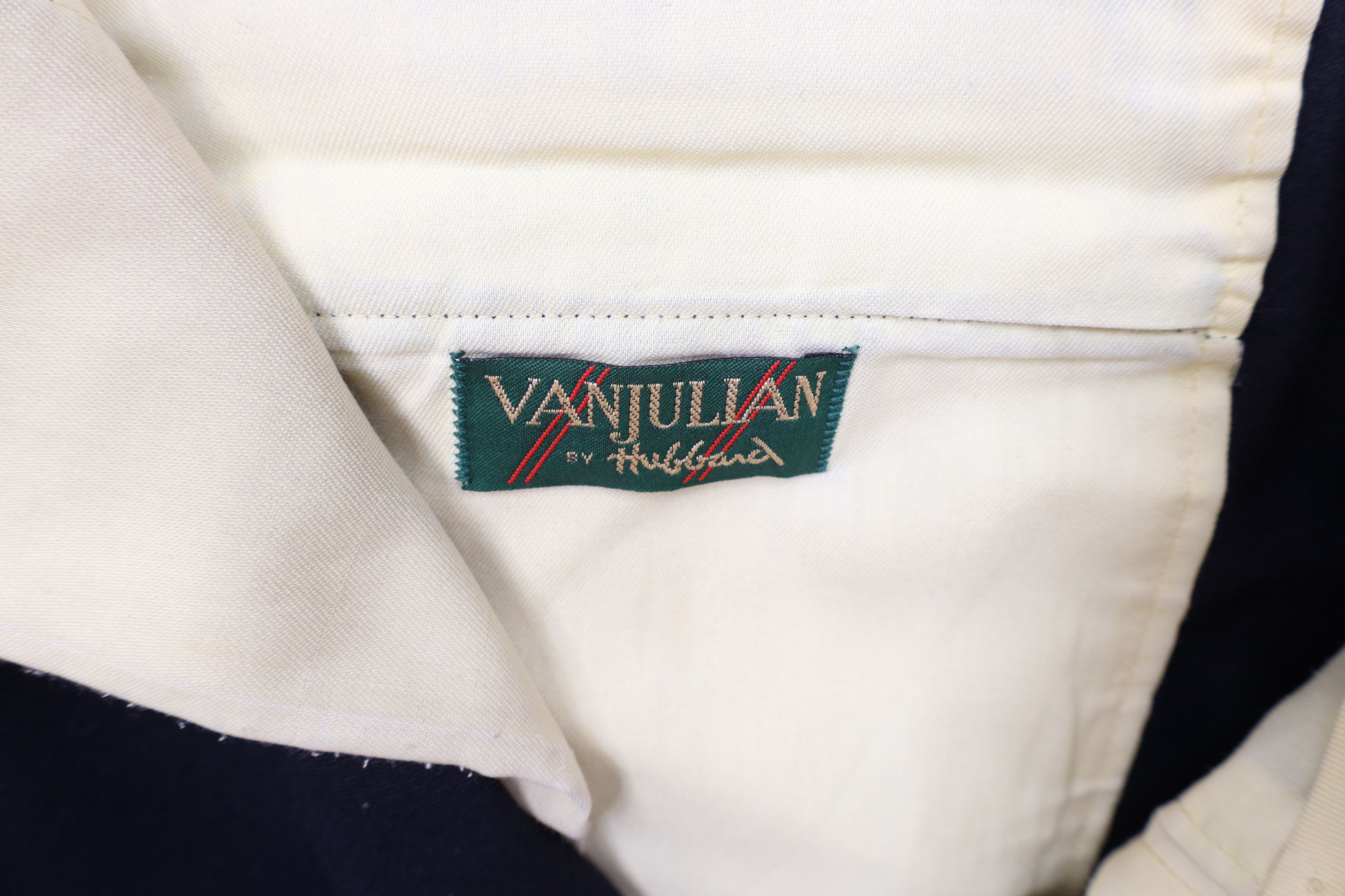 Vintage Vintage 70s Streetwear Wool Wide Leg Chino Pants Blue USA Size US 38 / EU 54 - 8 Thumbnail