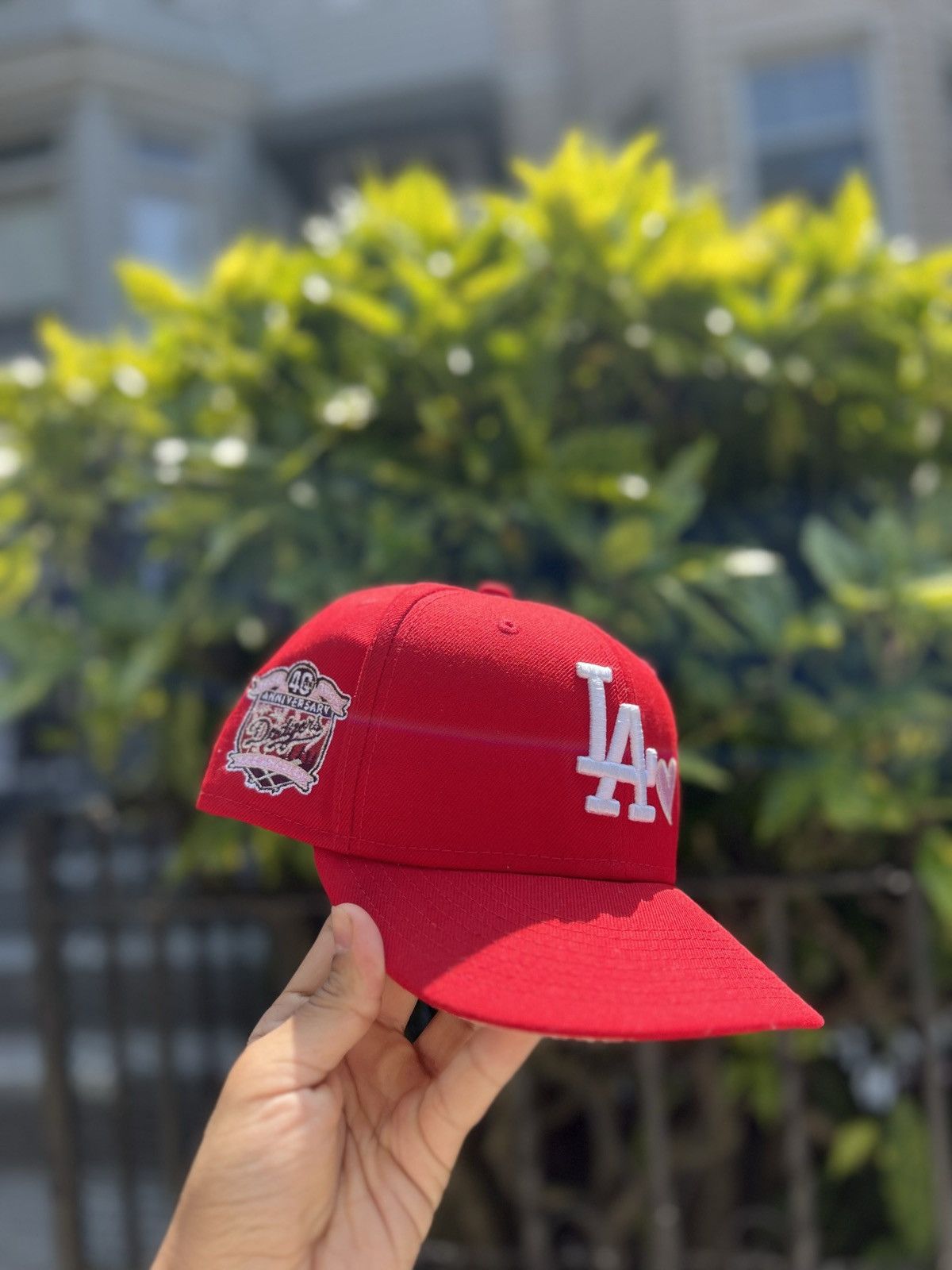 Hatclub Valentines Day Collection LA Dodgers Heart 7 1/8