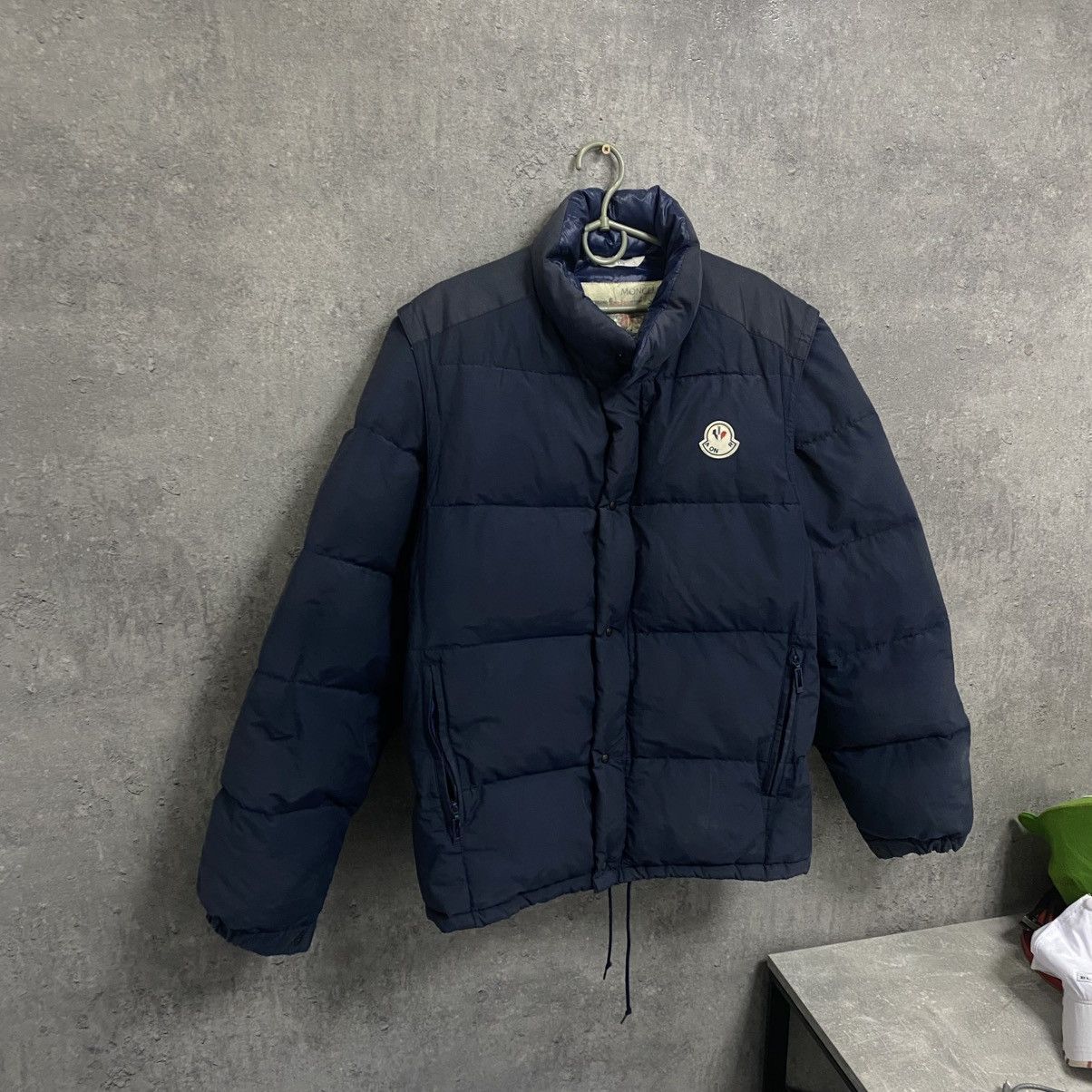 Moncler Vintage 80s Moncler Grenoble Puffer / Vest Jacket 2in1 Size US L / EU 52-54 / 3 - 5 Thumbnail