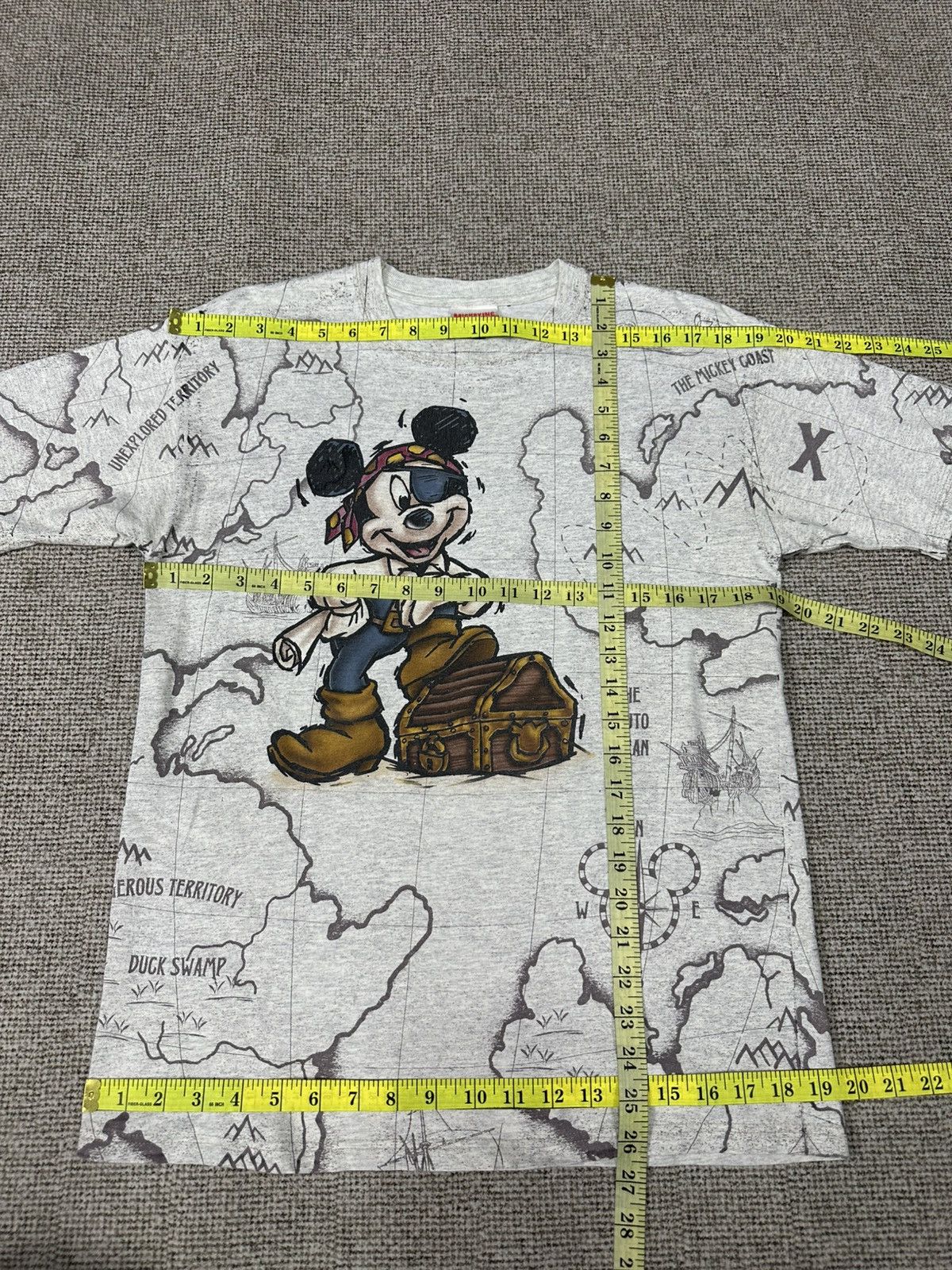 Mickey Unlimited Vintage Mickey A Pirates Life Overprint Tshirt A991 Size US M / EU 48-50 / 2 - 5 Thumbnail