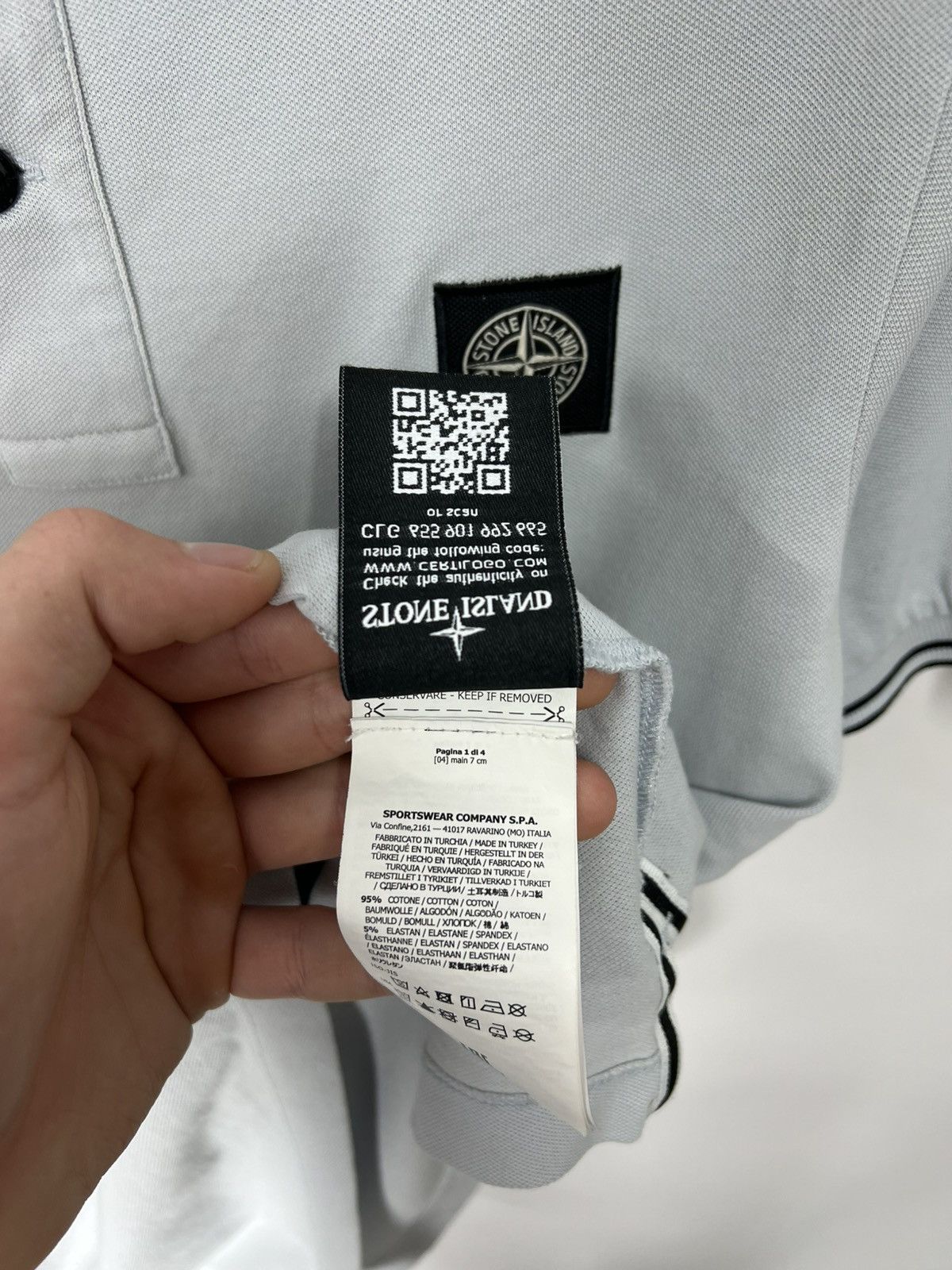 Stone Island Vintage streetwear y2k Stone Island Polo Shirt Patch Program Size US S / EU 44-46 / 1 - 7 Thumbnail