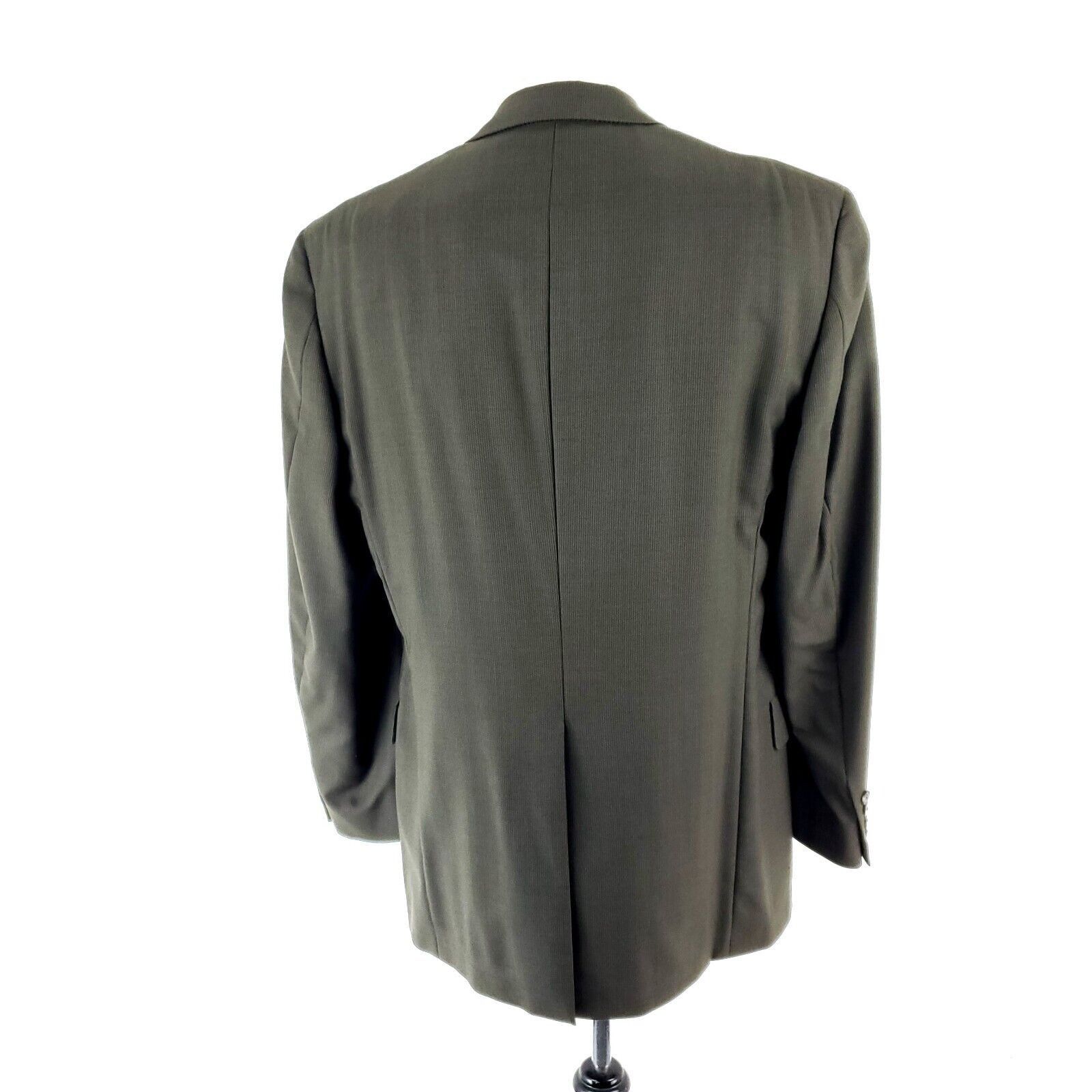 Hart Schaffner Marx Hart Schaffner Marx Softly Tailored Wool 2 Button Blazer 42L Size 42L - 5 Thumbnail