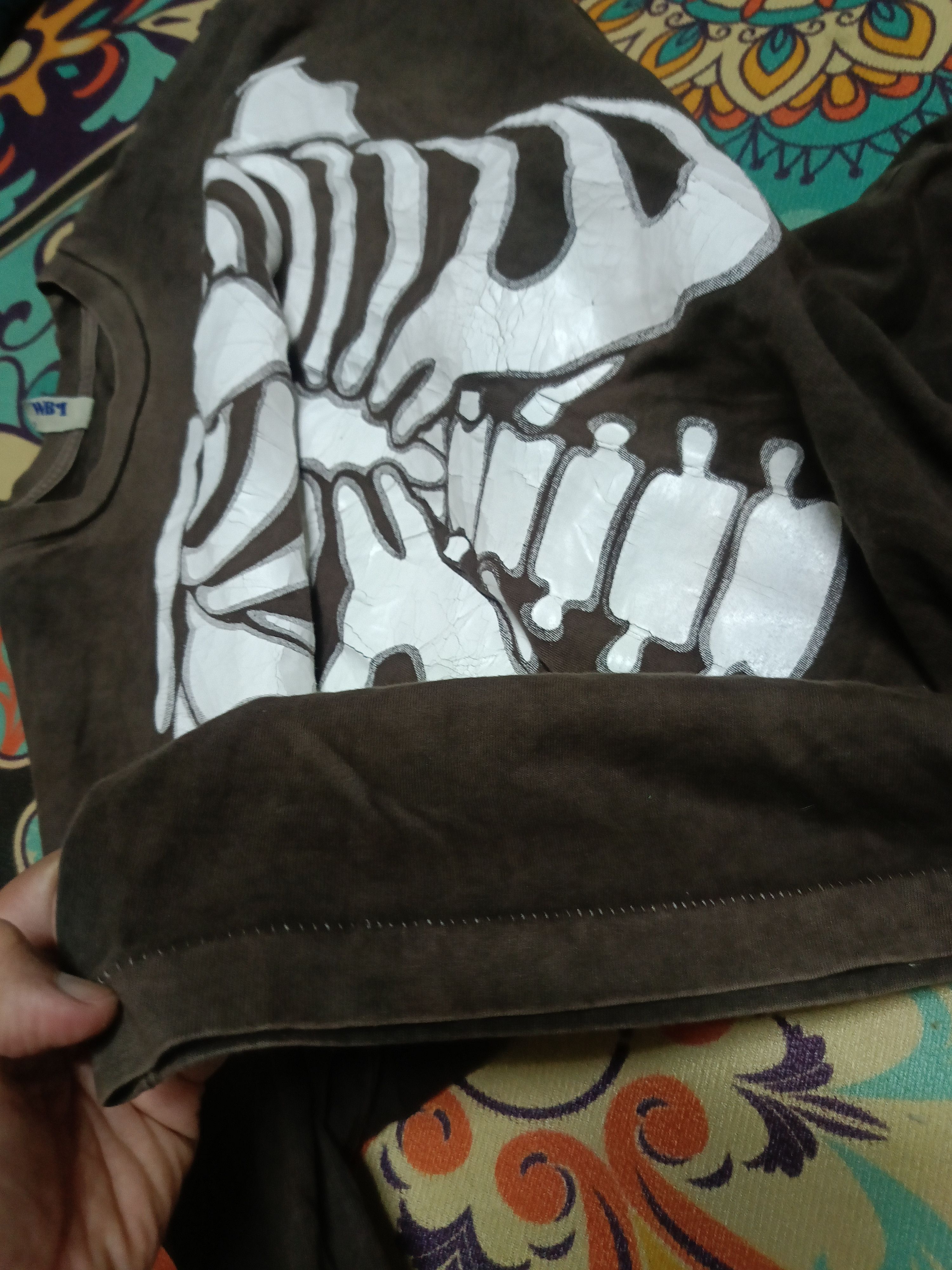 Beauty Beast Punk Distressed Skeleton Takahiro Miyashita Inspired shirt Size US XL / EU 56 / 4 - 8 Thumbnail