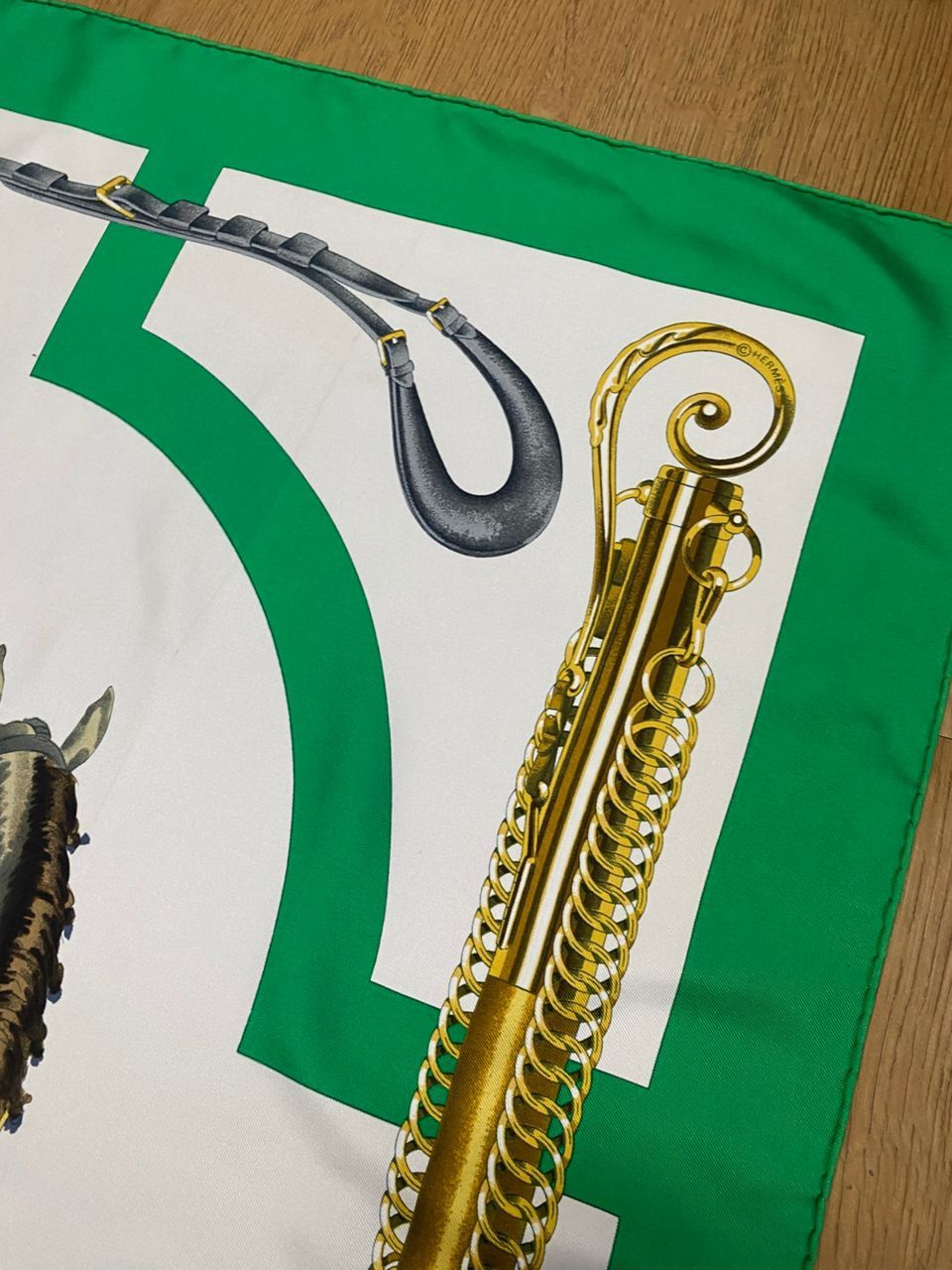 Hermes Hermes Silk Scarf By Created Phillipe Ledoux Hand Rolled Size ONE SIZE - 16 Thumbnail