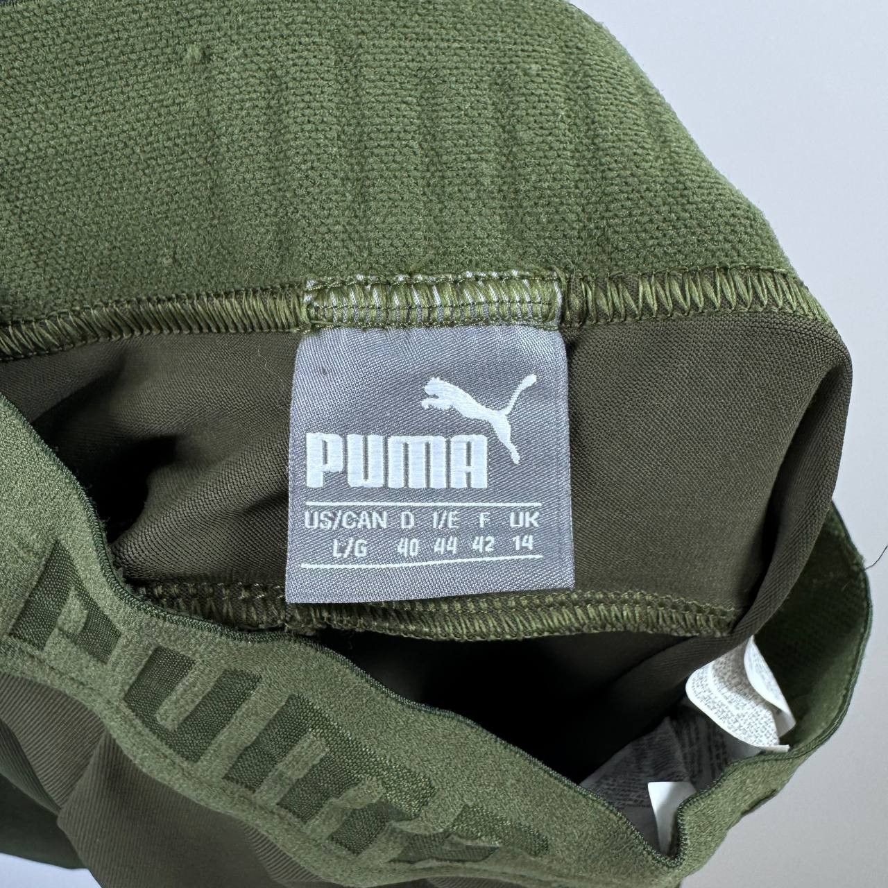 Puma Puma Compression Leggings OliveTraining Athletic Pants L Size 42" / US 20 - 3 Thumbnail