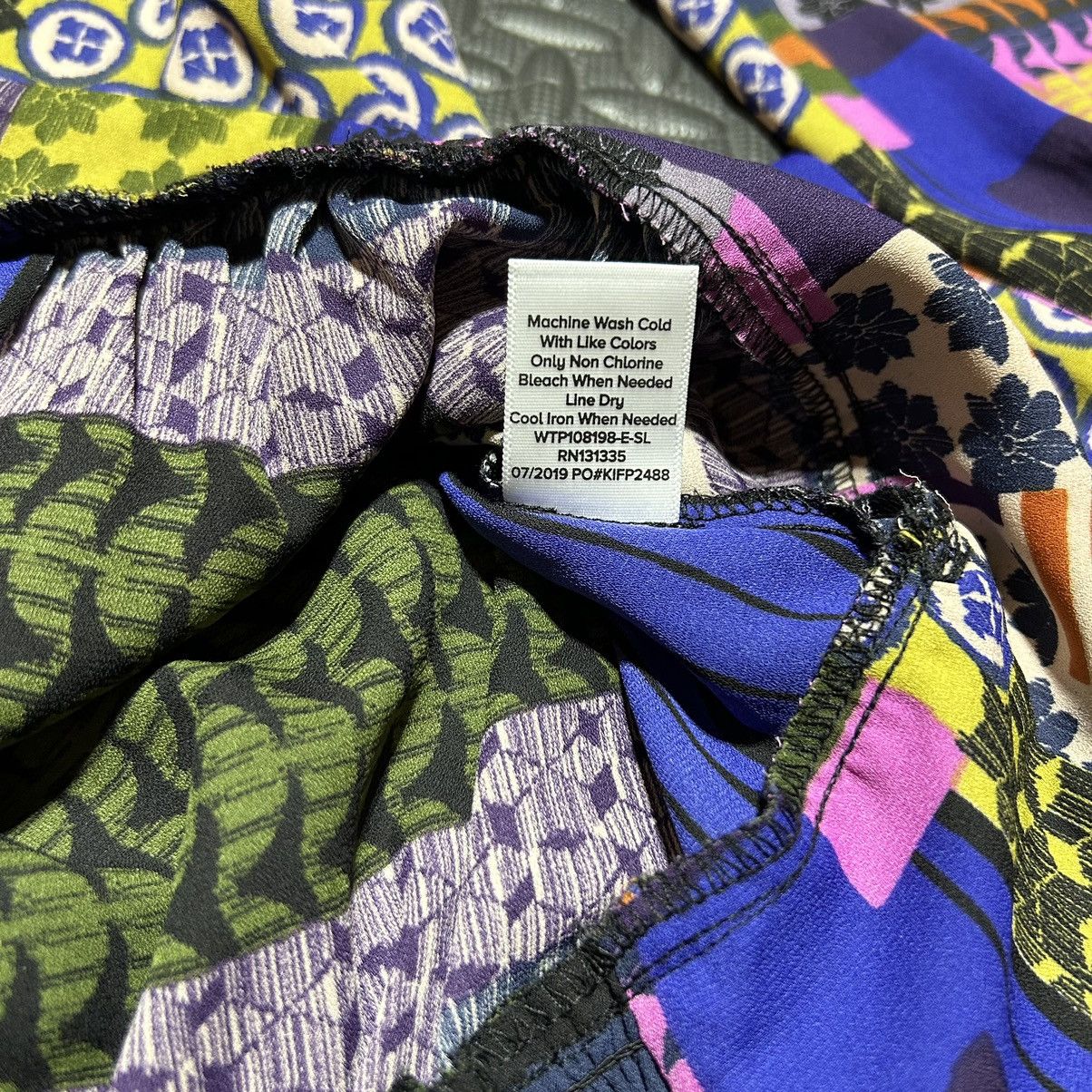 Other Peyton Jensen Patchwork Wrap Top Tie Bow Waist Women's XS Size XS / US 0-2 / IT 36-38 - 9 Thumbnail