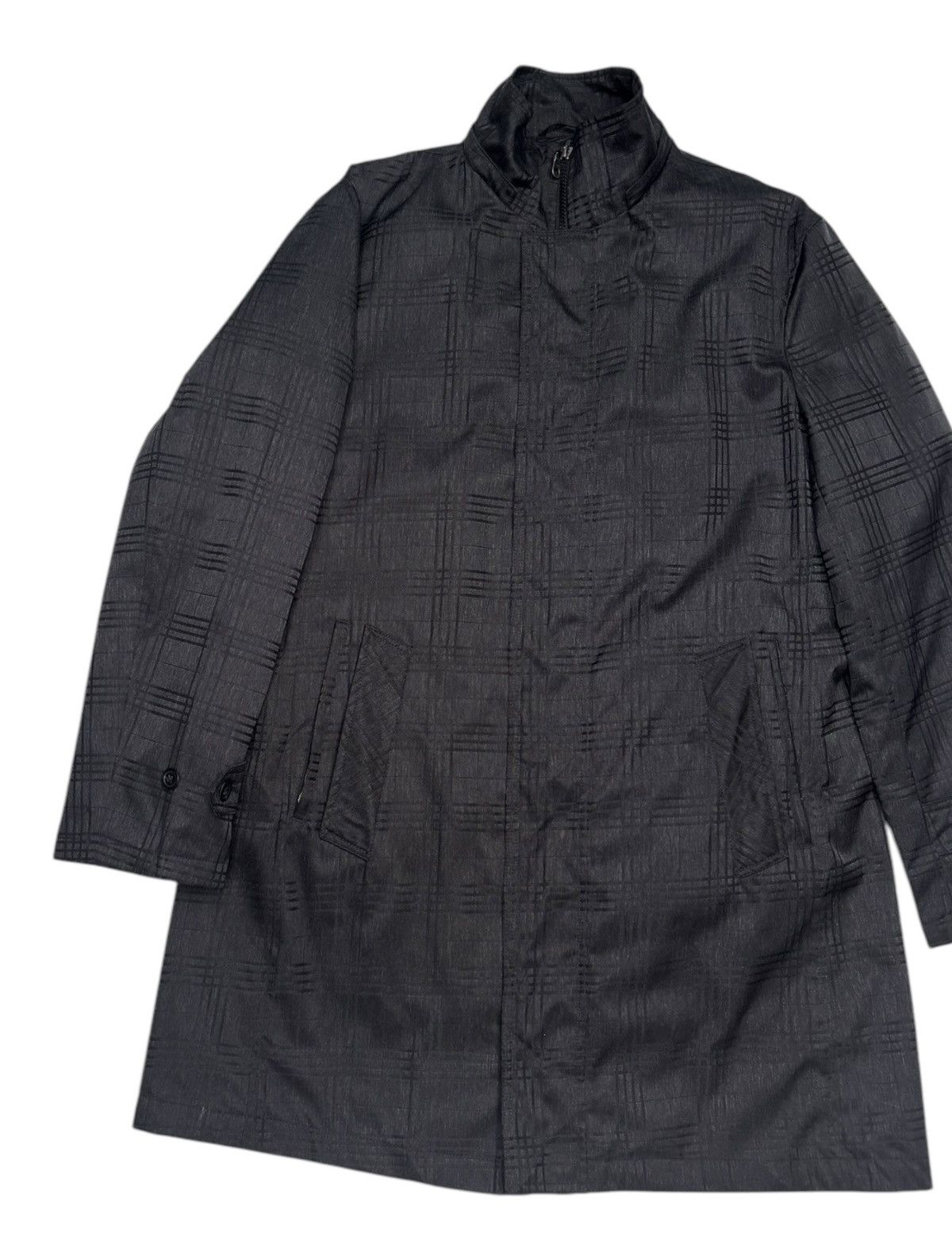 Yohji Yamamoto 🔥D'HOMME A HOMME JAPAN PLAID WINTER COAT WITH DOWN LINER Size US L / EU 52-54 / 3 - 7 Thumbnail