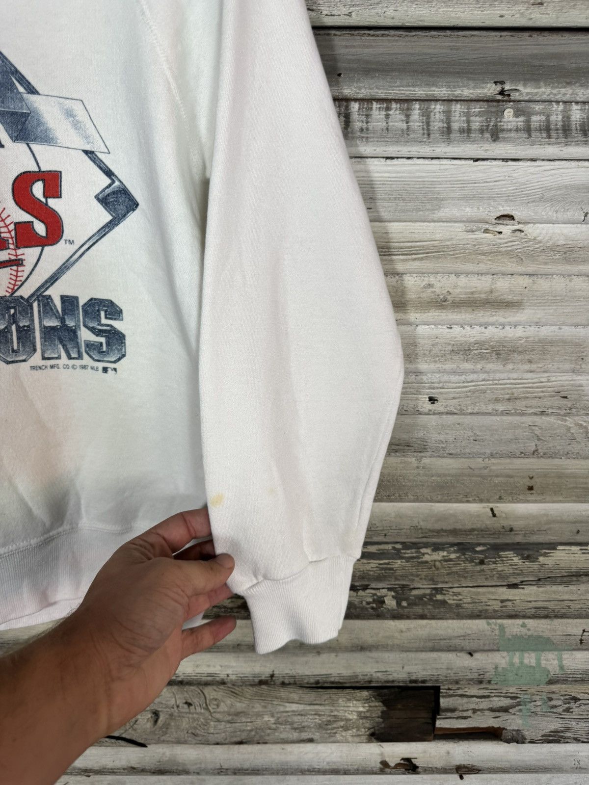 Vintage Vintage 1987 World Series Minnesota Twins Sweatshirt Size US L / EU 52-54 / 3 - 5 Thumbnail