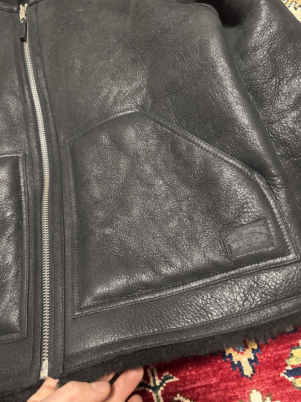 Stussy STUSSY LEATHER JACKET SHEARLING Size US M / EU 48-50 / 2 - 6 Thumbnail