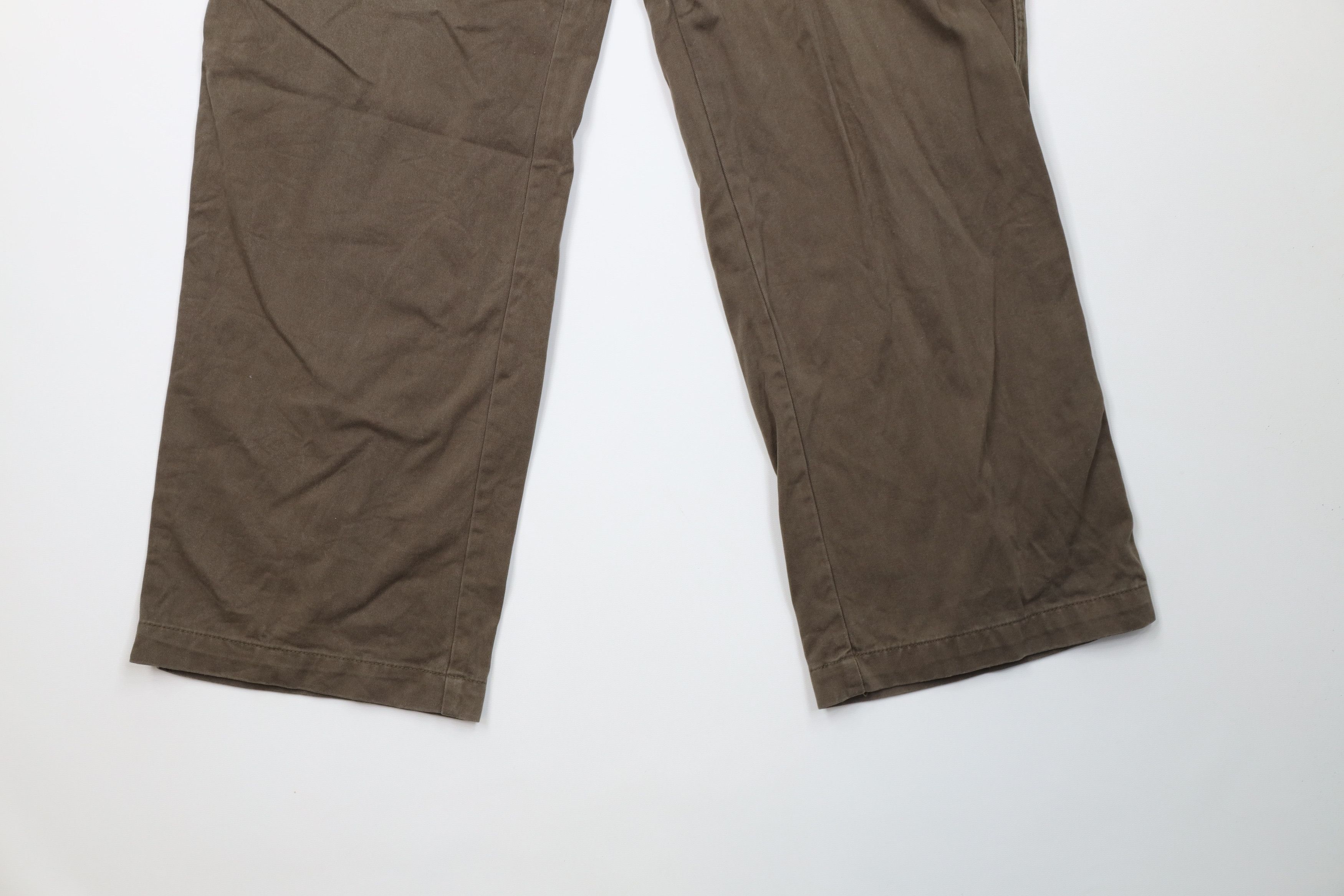 Vintage Vintage 90s Streetwear Baggy Wide Leg Cargo Pants Green Size US 36 / EU 52 - 4 Thumbnail