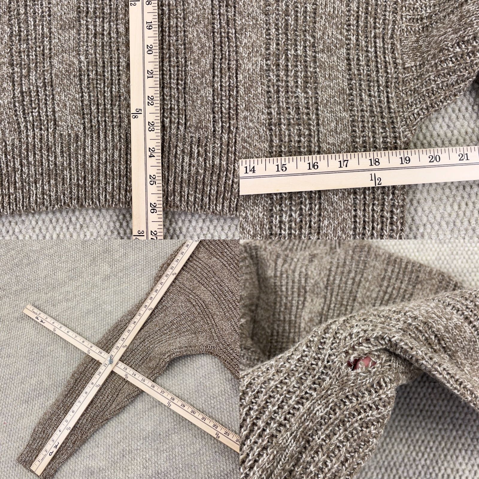 Vintage VINTAGE Boat House Row Sweater Men Large Beige Wool Knit 90s Casual Pullover Size US L / EU 52-54 / 3 - 8 Thumbnail