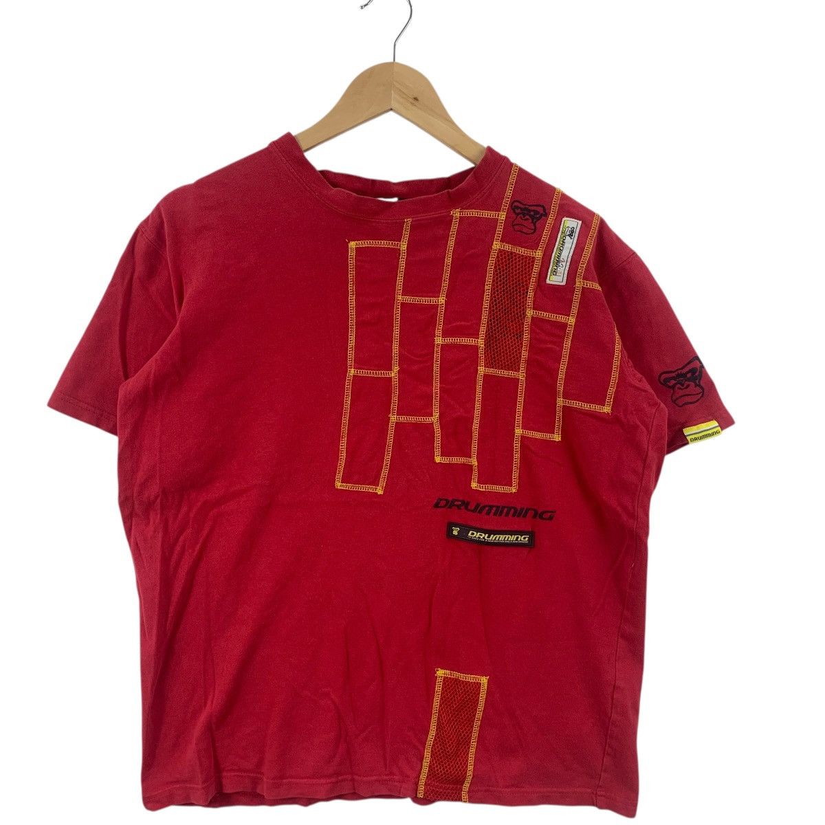 Other DRUMMING JAPAN APE Shibuya Streetwear Groove Tee Shirt Top Size US L / EU 52-54 / 3 - 5 Thumbnail