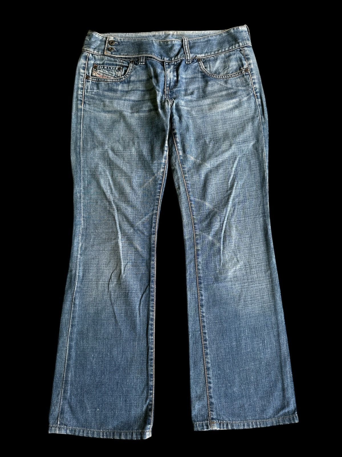 Diesel Flare Bootcut💥 DieseL Blue Washed BootCut Style💥 Size US 33 - 1 Thumbnail