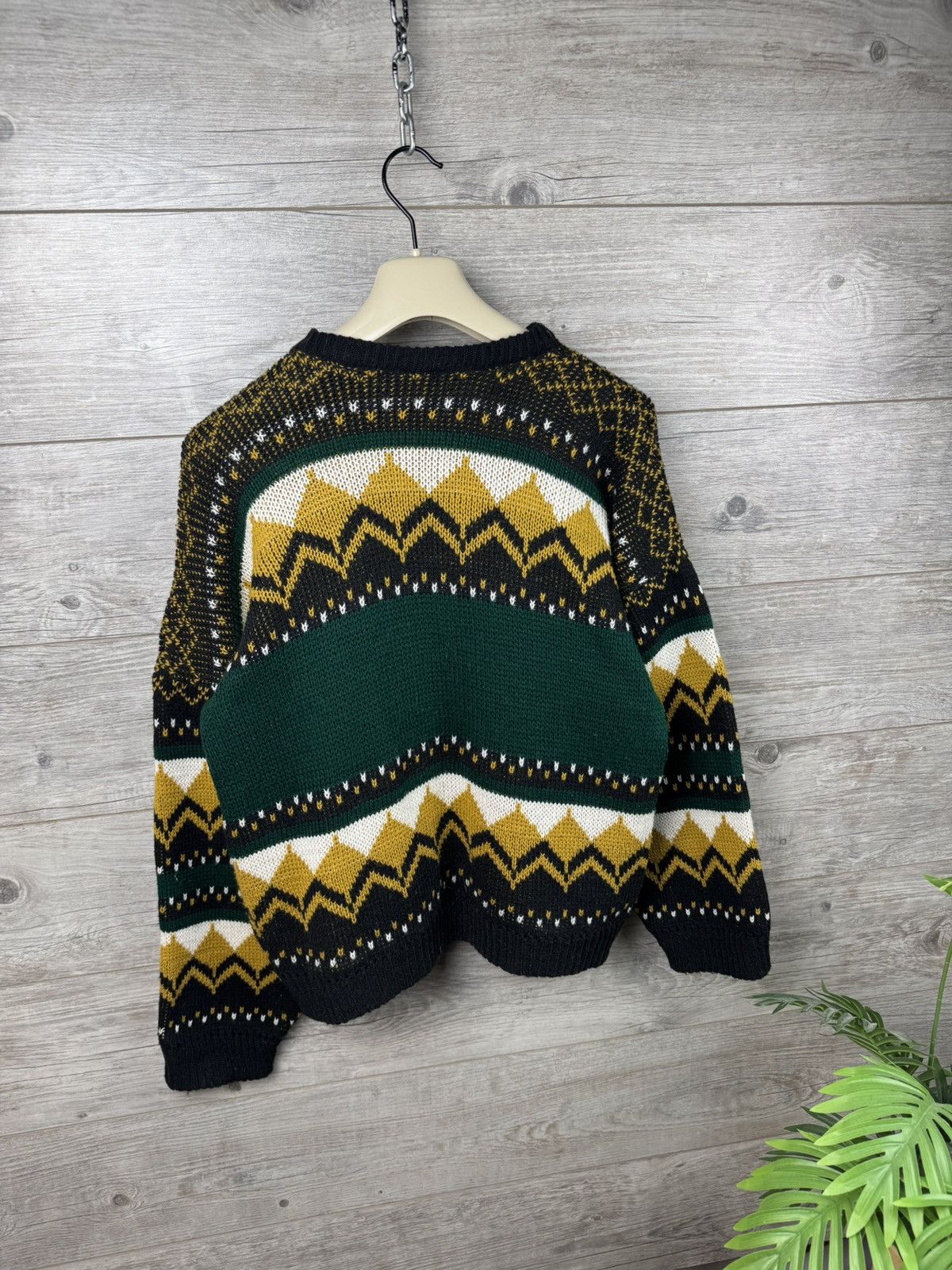 Japanese Brand 90s Gucci style sweater rare vintage Size US M / EU 48-50 / 2 - 7 Thumbnail