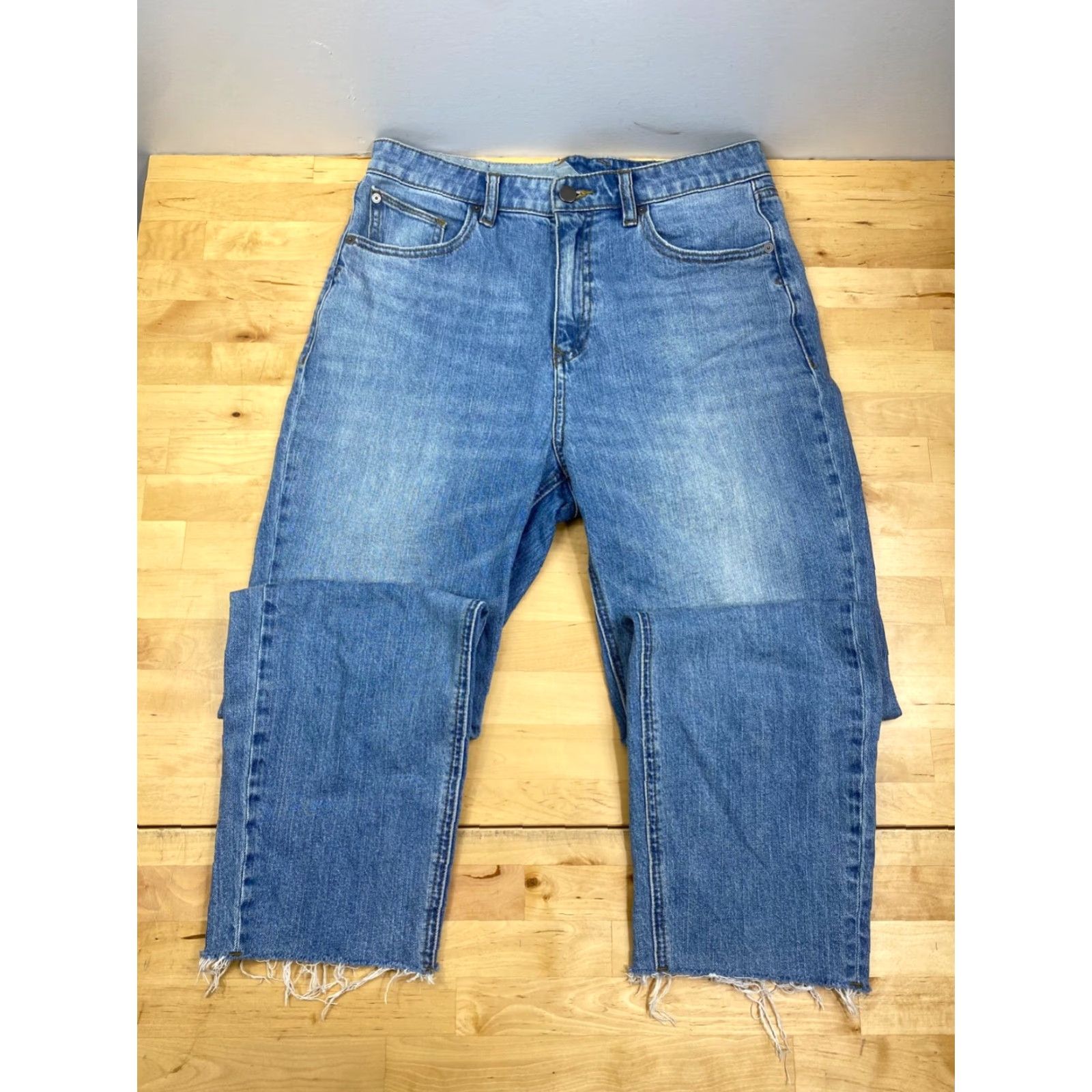 Volcom VINTAGE Volcom Jeans Mens Medium Washed Solver Style Modern Straight Cotton 30x27 Blue Denim 7060 Mens Jeans Straight Size US 30 / EU 46 - 2 Thumbnail
