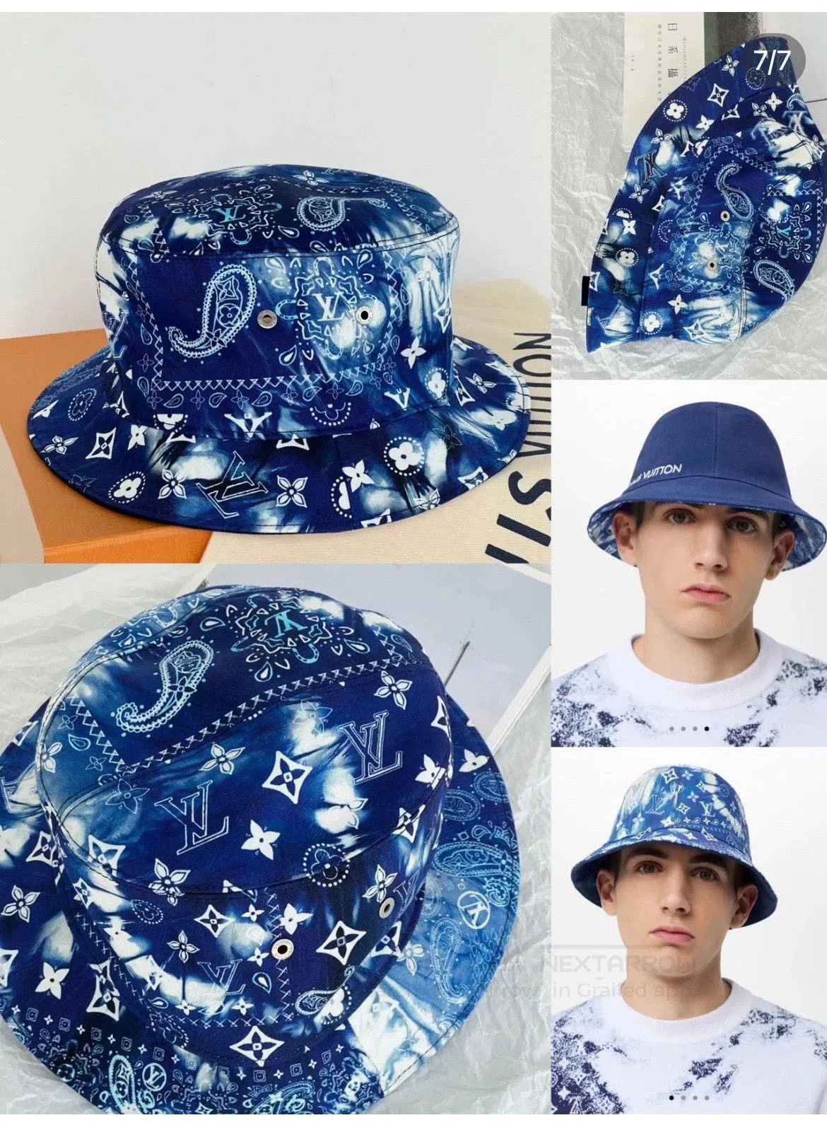 Louis Vuitton Louis Vuitton Reversible Bucket Hat. Size ONE SIZE - 8 Thumbnail