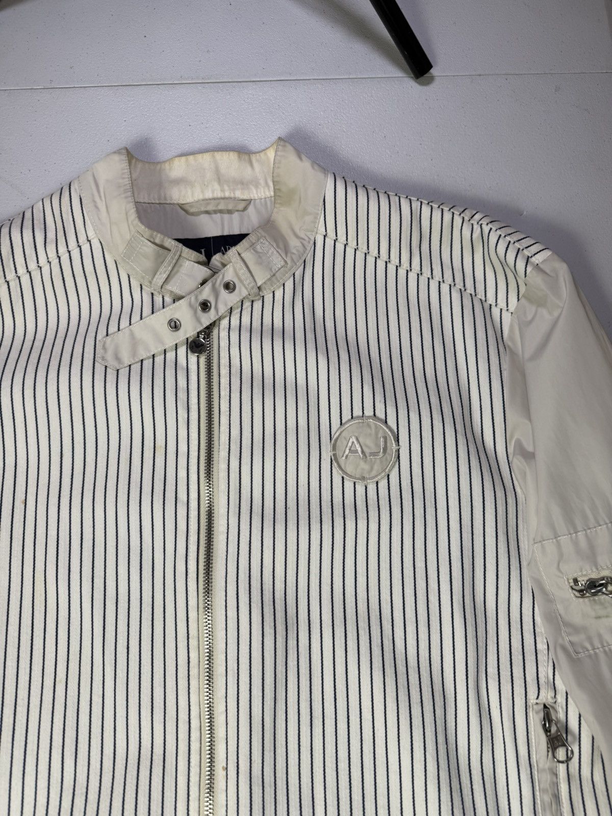 Armani Vintage Armani Jeans Pinstripe Jacket Size XL Size US XL / EU 56 / 4 - 3 Thumbnail