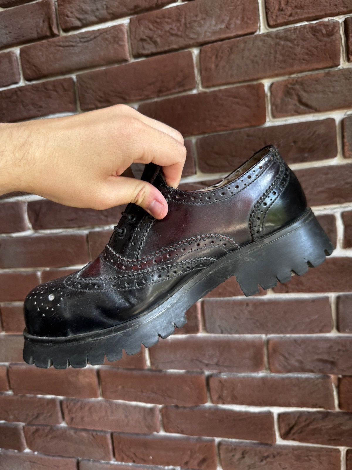 Leather Rare Vintage Ranger Avant Garde Platform Derby Leather Boots Size US 9 / EU 42 - 9 Thumbnail