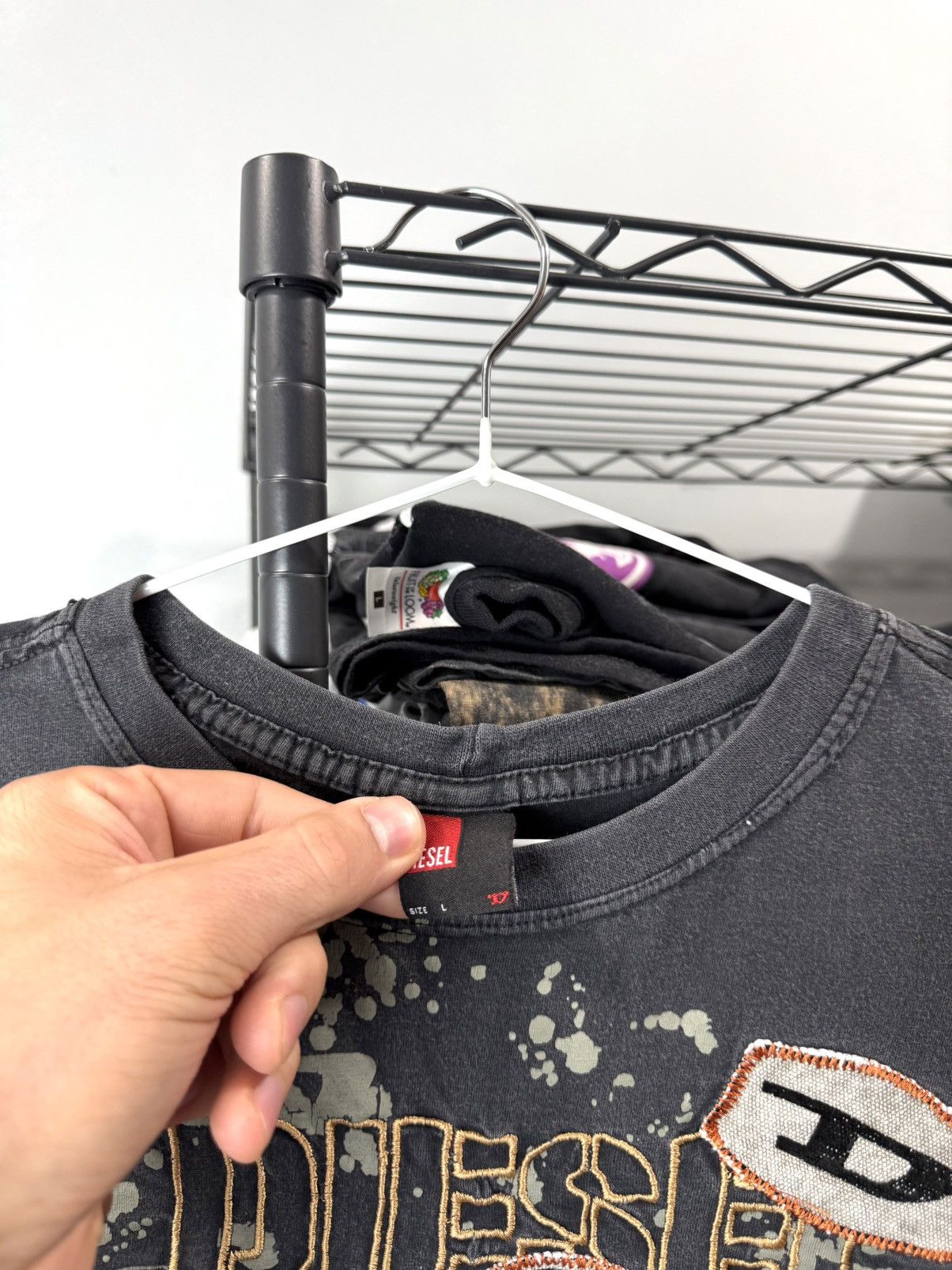 Diesel Vintage Diesel Archive T Shirt Y2K Size US L / EU 52-54 / 3 - 4 Thumbnail