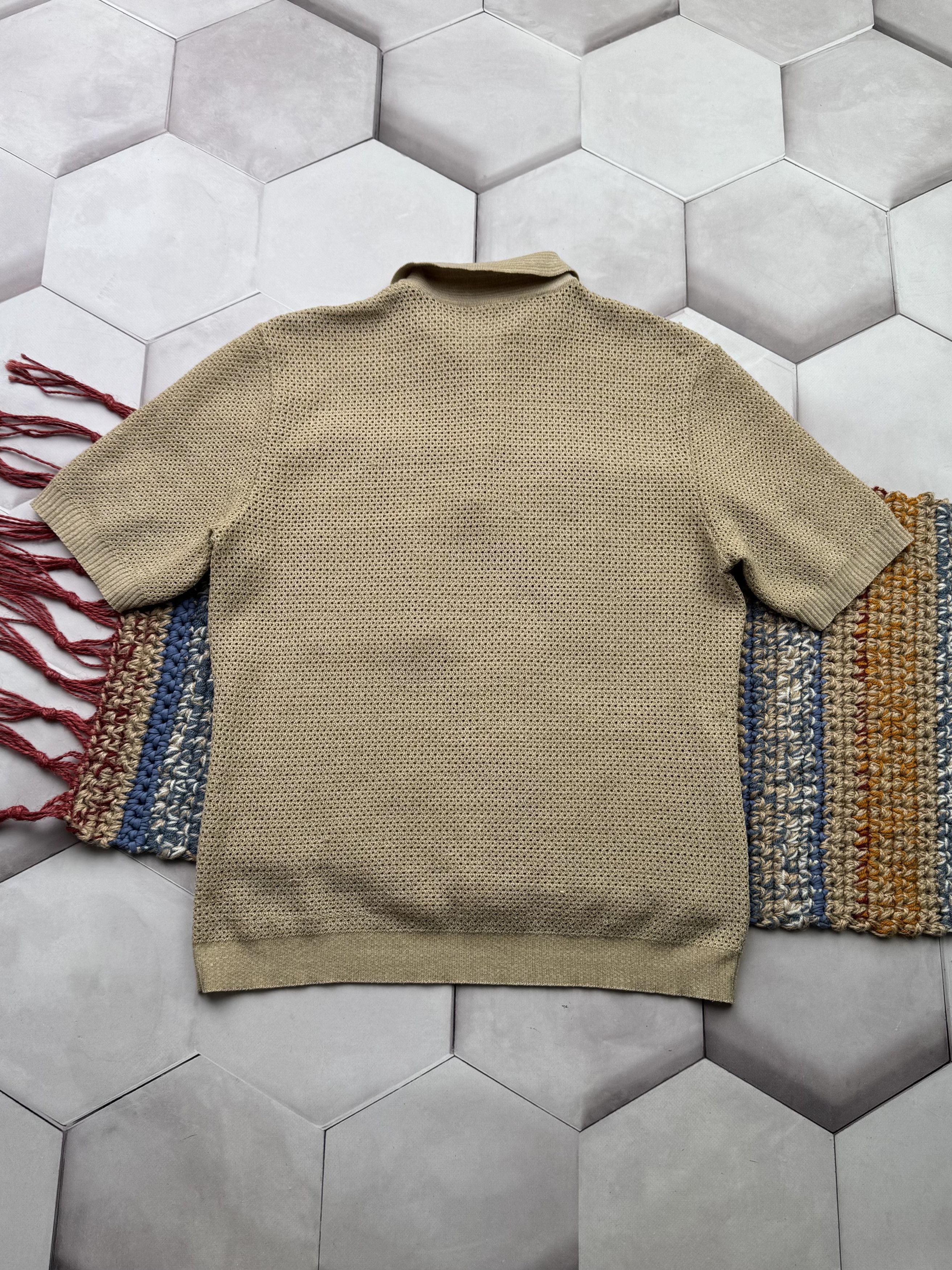 Vintage Vintage Mesh Retro Polo T-Shirt (E4) Size US S / EU 44-46 / 1 - 7 Thumbnail