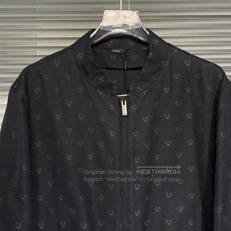 Fendi Fendi Zip-Up Jacket with Little Monster Embroidery Full Pr Size US S / EU 44-46 / 1 - 3 Thumbnail