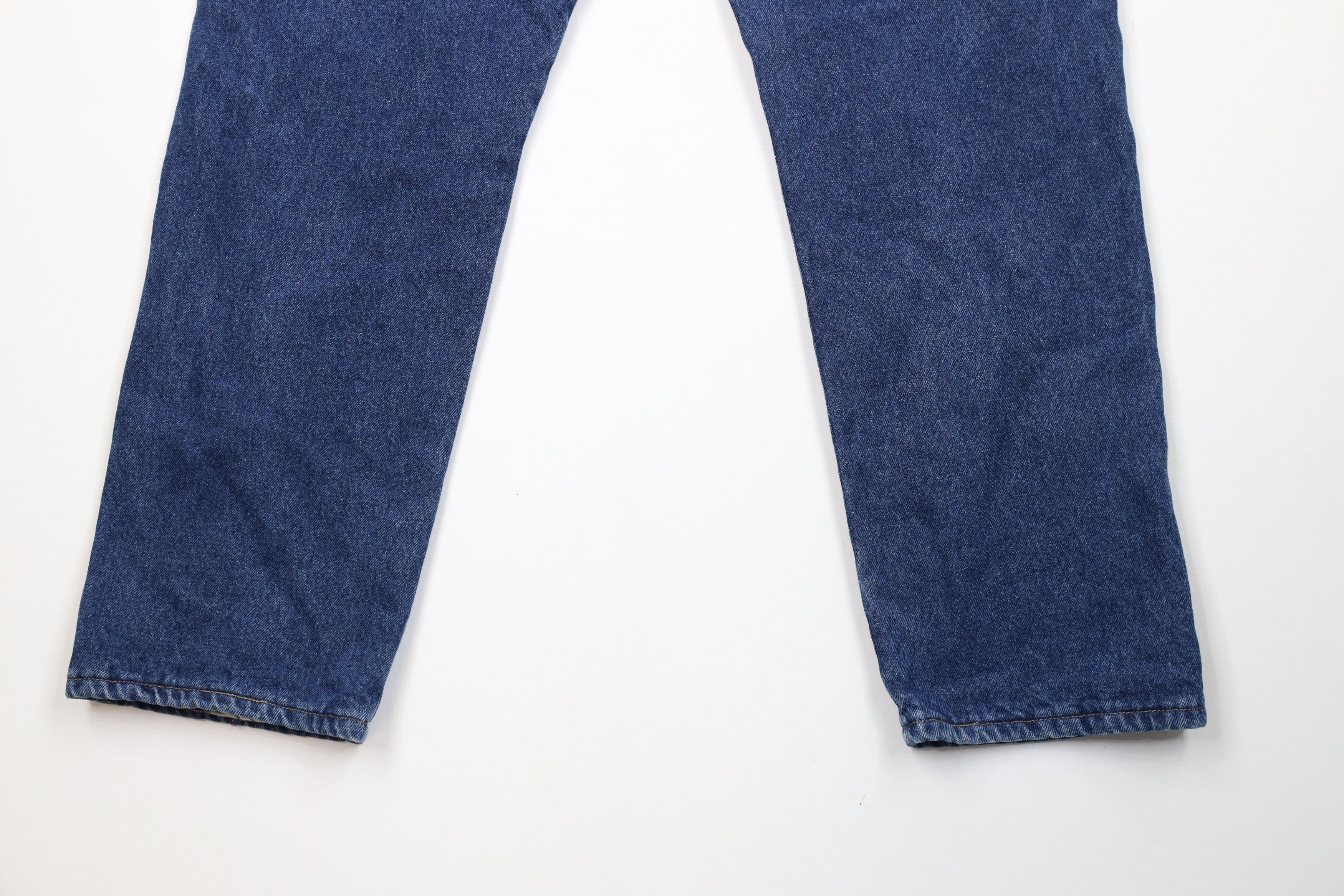 Cabelas × Vintage Vintage Cabelas Flannel Lined Straight Leg Denim Jeans Blue Size US 36 / EU 52 - 14 Thumbnail