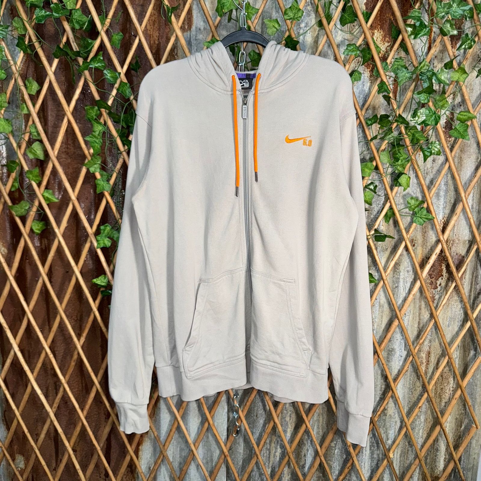 Nike Vintage Y2K Nike 2000s skate embroidered 6.0 zip up hoodie Size US XL / EU 56 / 4 - 1 Thumbnail
