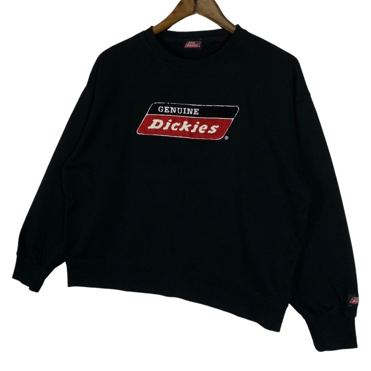 Dickies × Vintage Vintage Dickies Crewneck Sweatshirt Black Size L Size US L / EU 52-54 / 3 - 3 Thumbnail
