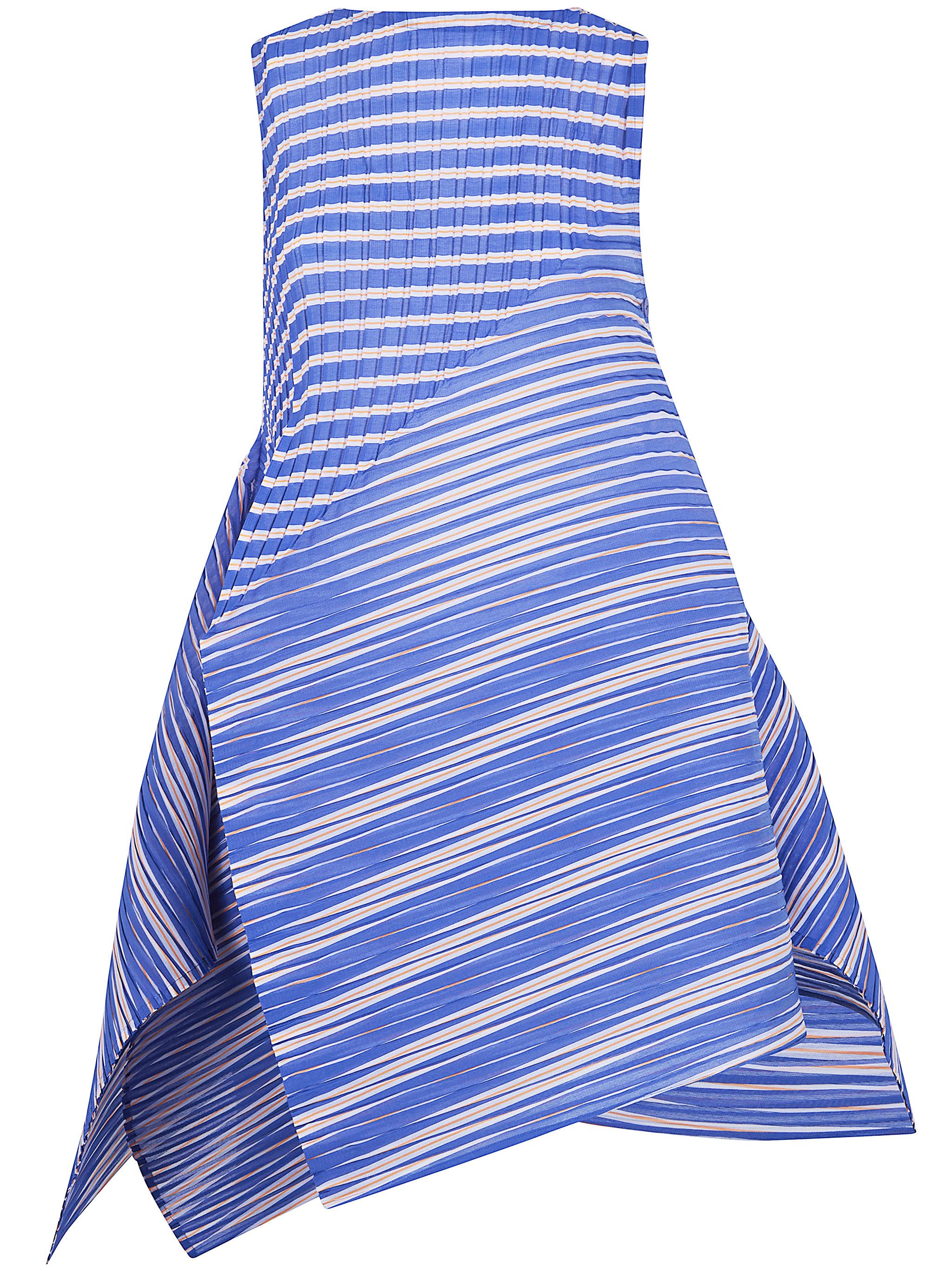 Issey Miyake "GENERIC STRIPES" MACHINE PLEATS DRESS Size M / US 6-8 / IT 42-44 - 1 Thumbnail