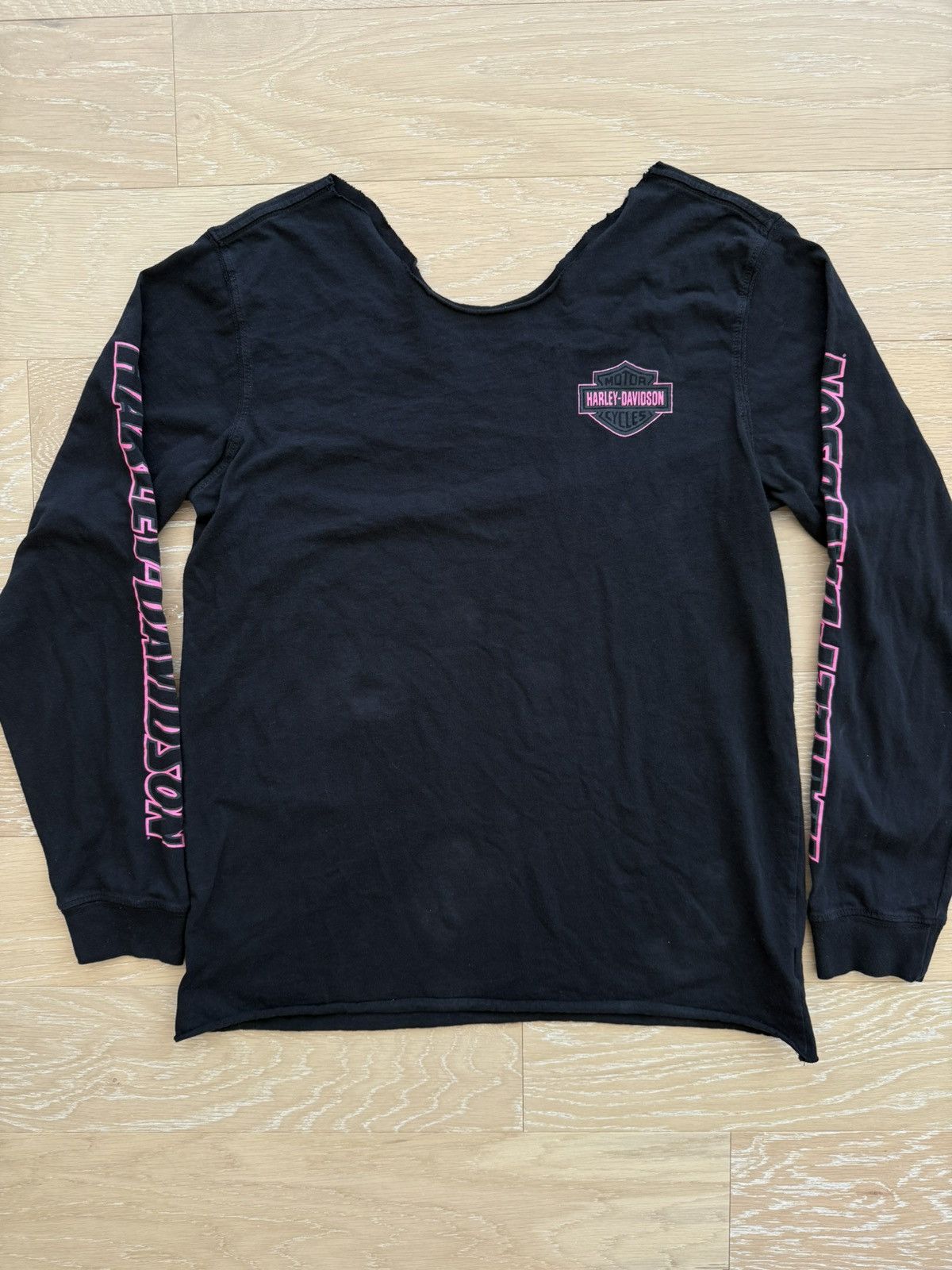 Harley Davidson Y2K Harley Davidson Motorcycles cropped women long sleeve Size L / US 10 / IT 46 - 5 Thumbnail