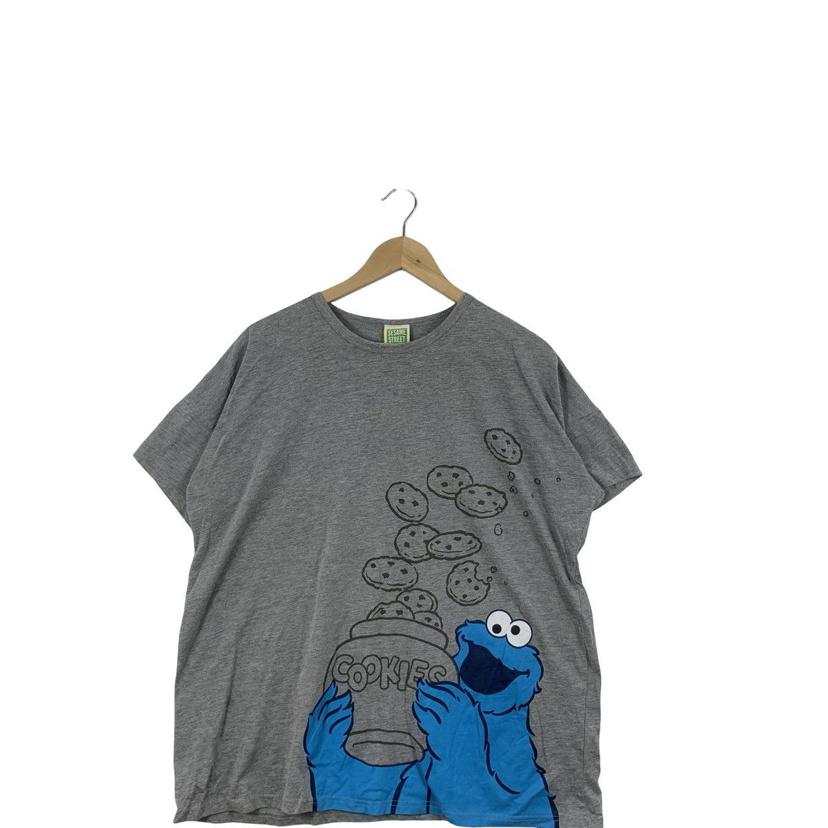 Vintage Vintage SESAME STREET Cookie Monster Merchandise Tee Shirt Size US XL / EU 56 / 4 - 4 Thumbnail