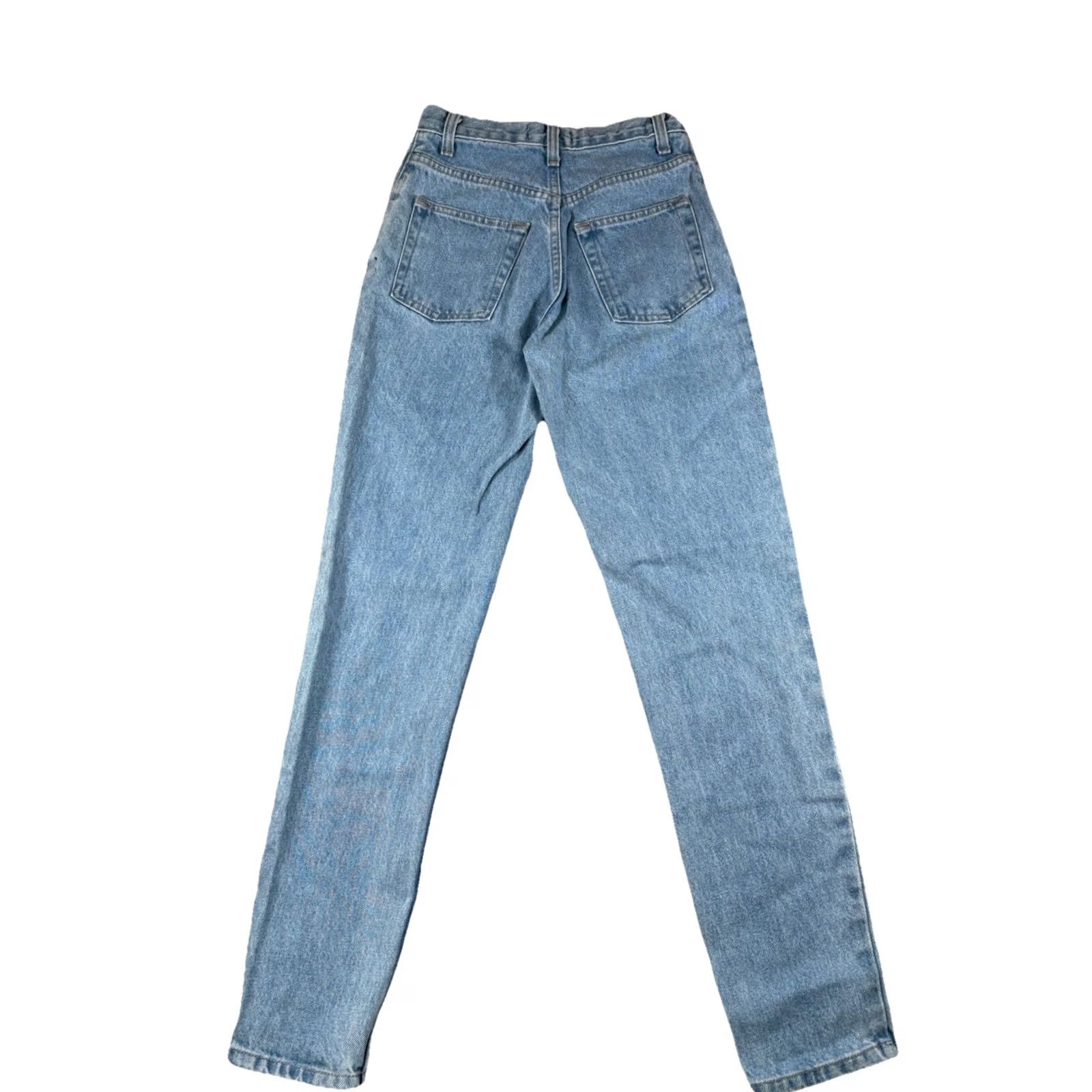 Vintage VINTAGE Austin Clothing Jeans Butterfly Straight Leg Mid-Rise Size 4M Womens Blue 5-Pocket Denim Mid 1990s 2000s Yes Size 27" / US 4 / IT 40 - 6 Thumbnail