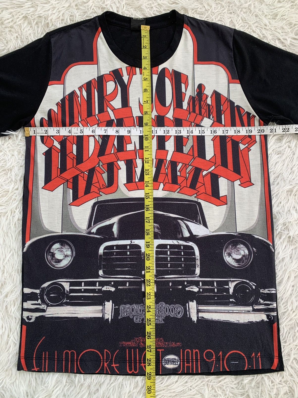 Band Tees Country Joe & The Fish Led Zeppelin Taj Mahal Tee Size US L / EU 52-54 / 3 - 4 Thumbnail
