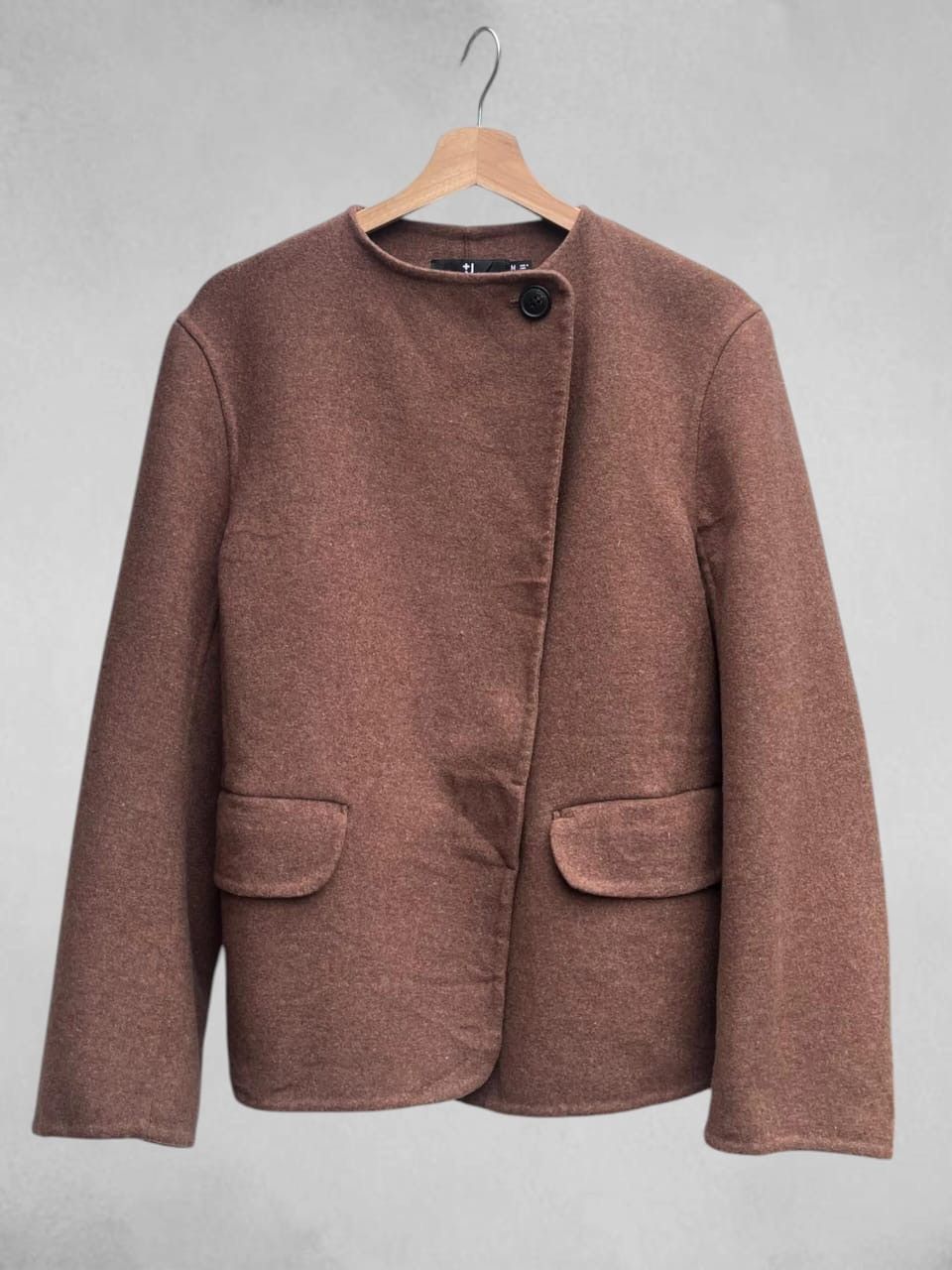 Jil Sander × Uniqlo +J Double Face Collarless Jacket Size M / US 6-8 / IT 42-44 - 3 Thumbnail