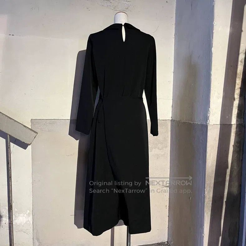 Comme des Garcons Comme des Garcons Black Round Neck Design Dress Size M / US 6-8 / IT 42-44 - 2 Thumbnail