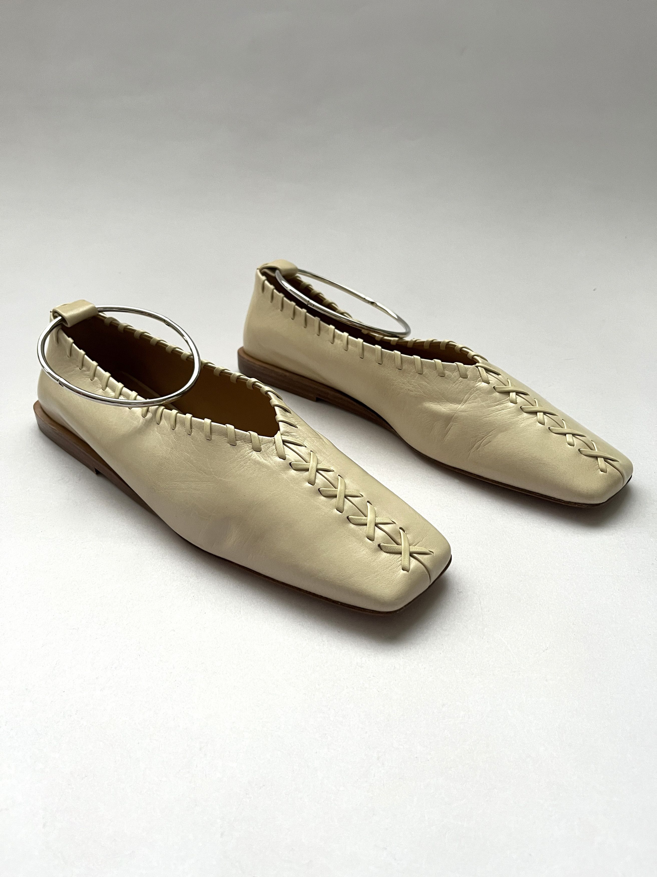 Jil Sander ⚡️QUICK SALE⚡️Jil Sander Ballerina Shoes with Ankle Bracelet Size US 10 / IT 40 - 4 Thumbnail