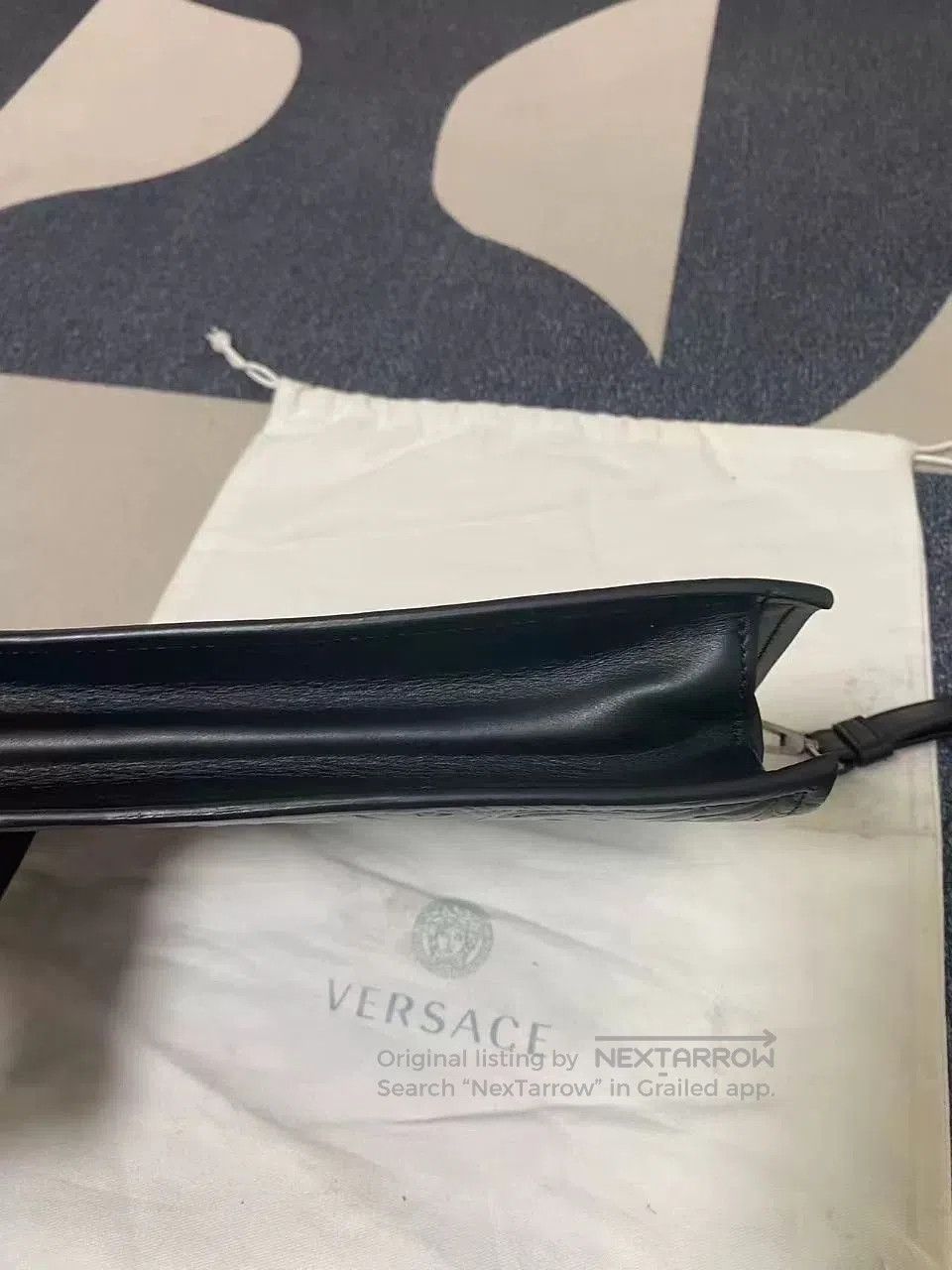 Versace Versace Barocco Print Cowhide Clutch. Size ONE SIZE - 6 Thumbnail