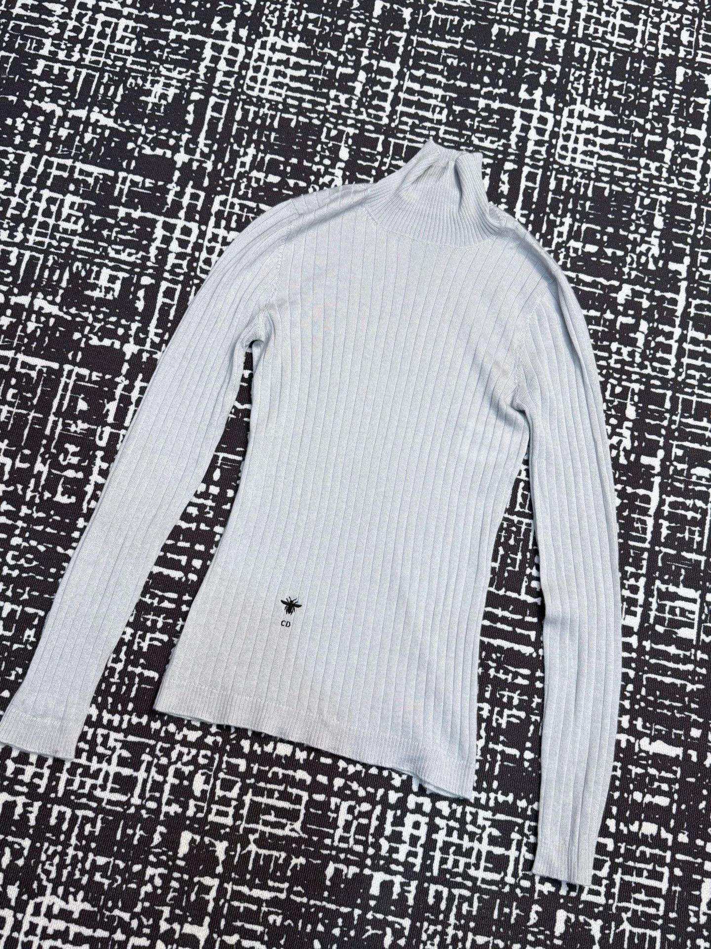Dior Dior Turtleneck Knit Bee Embroidery Size XXS / US 00 / IT 34 - 1 Thumbnail