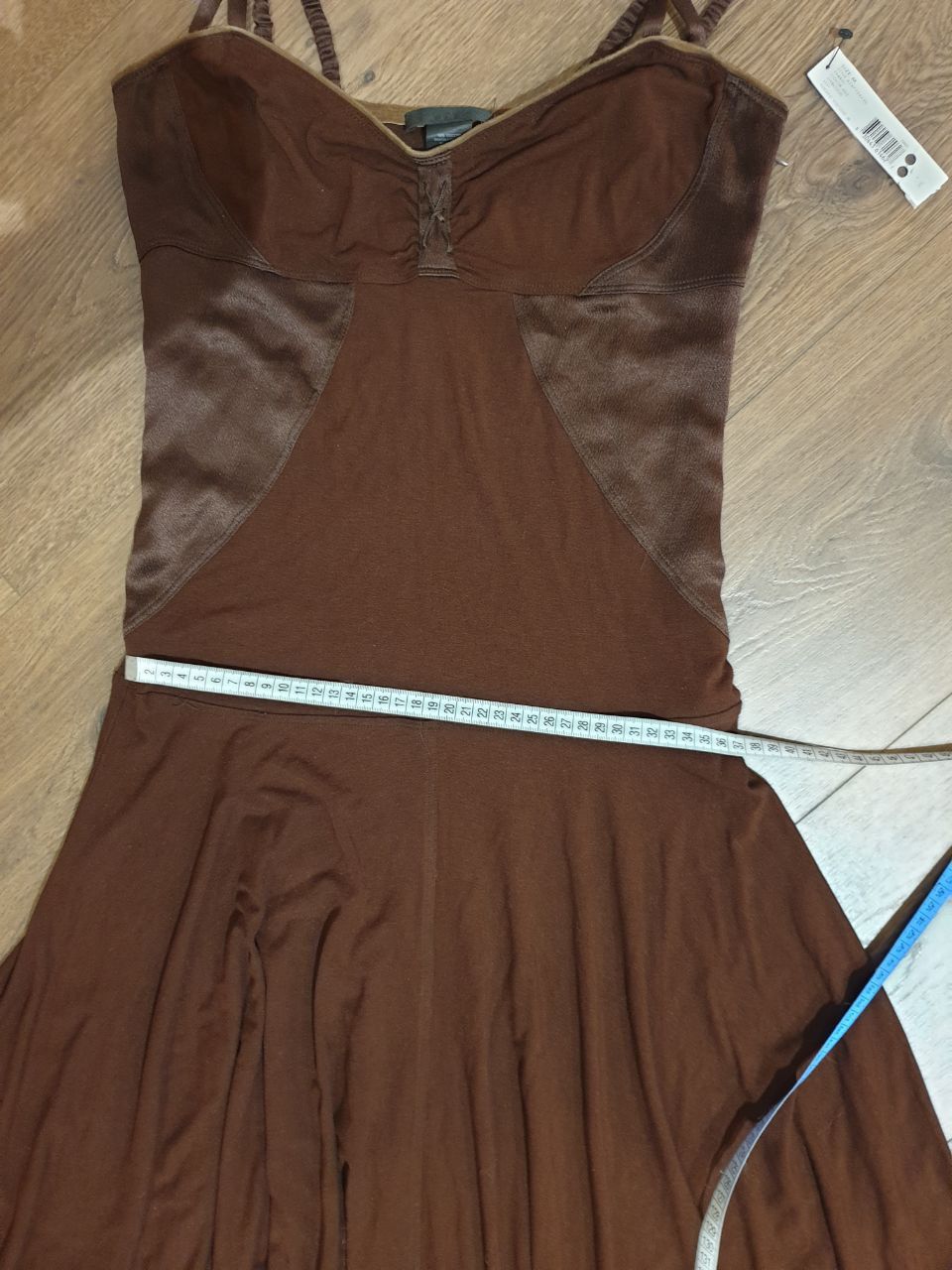 DKNY $1050 DKNY chocolate brown midi dress sz M Brand New Size M / US 6-8 / IT 42-44 - 5 Thumbnail