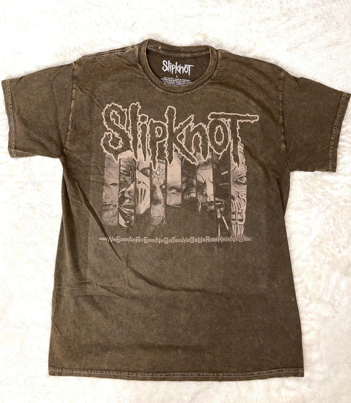 Slipknot Rare Licenced Acid Wash Slipknot We Are Not Your Kind merch Size US L / EU 52-54 / 3 - 1 Thumbnail