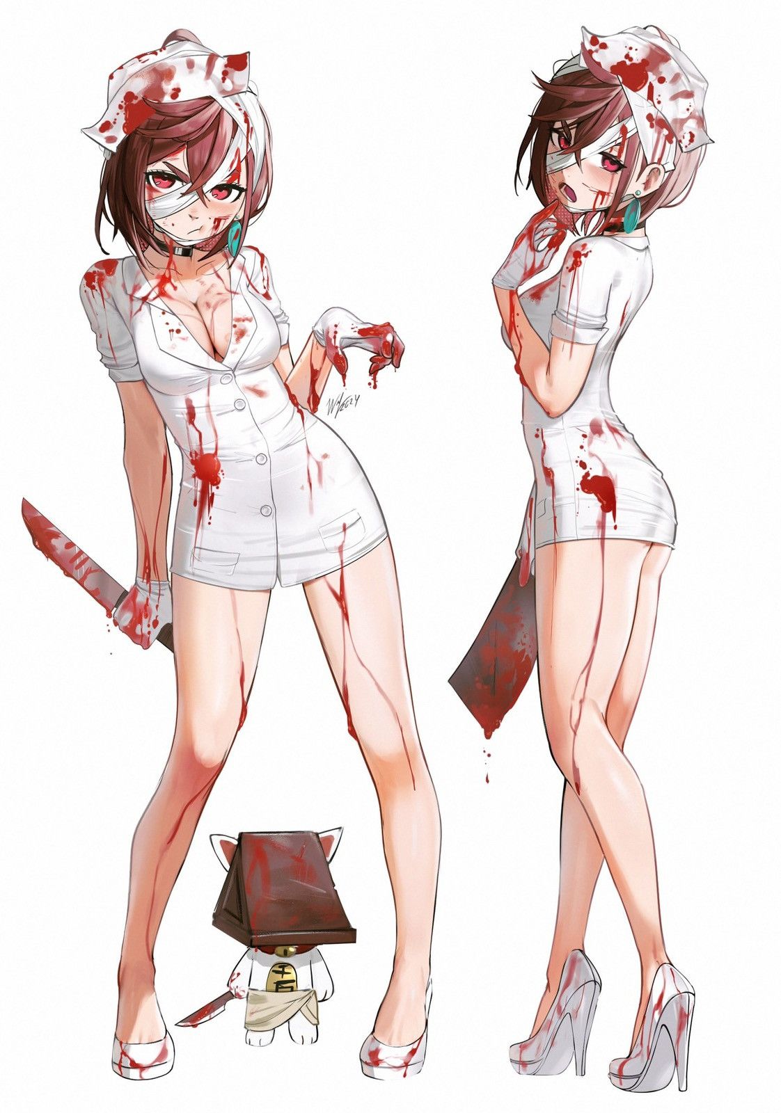Anime Rare Silent Hill x DanDanDan Momo Ayase Anime Horror Tee Size US XL / EU 56 / 4 - 5 Thumbnail