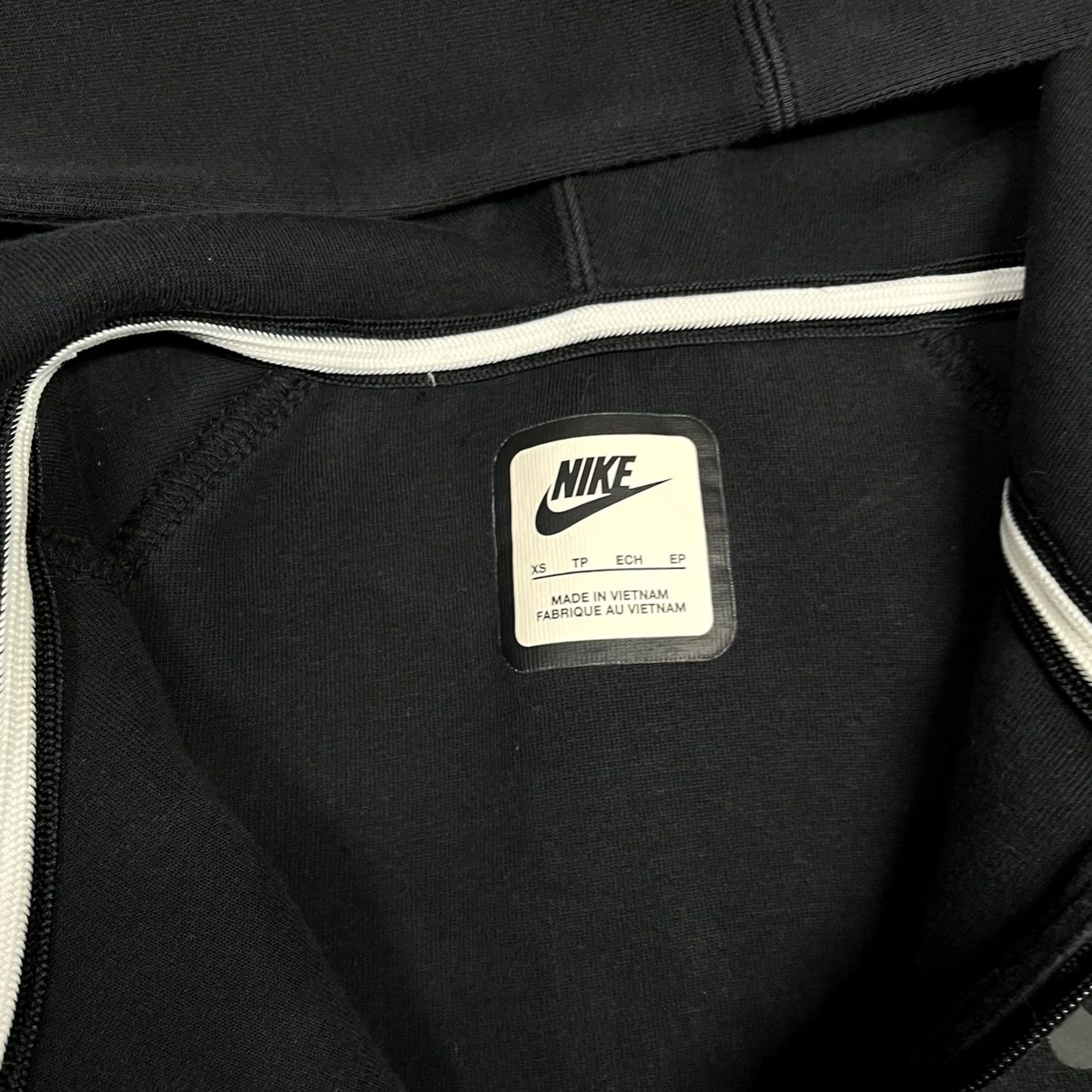 Nike Nike Tech Fleece Hoodie Womens XS Black Full Zip Jacket Swoosh Logo Windrunner Size XS / US 0-2 / IT 36-38 - 3 Thumbnail