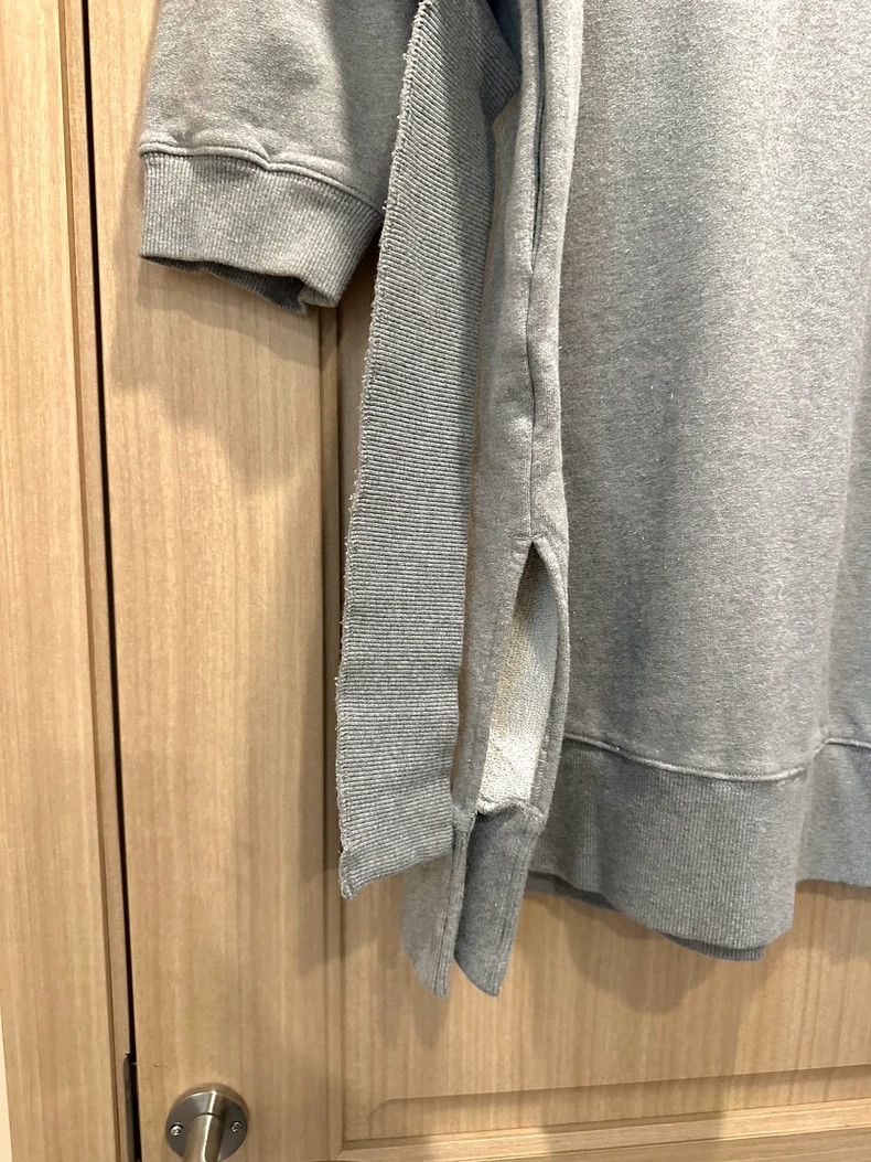 Maison Margiela Maison Margiela Gray streamer stitching dress Size XS / US 0-2 / IT 36-38 - 3 Thumbnail
