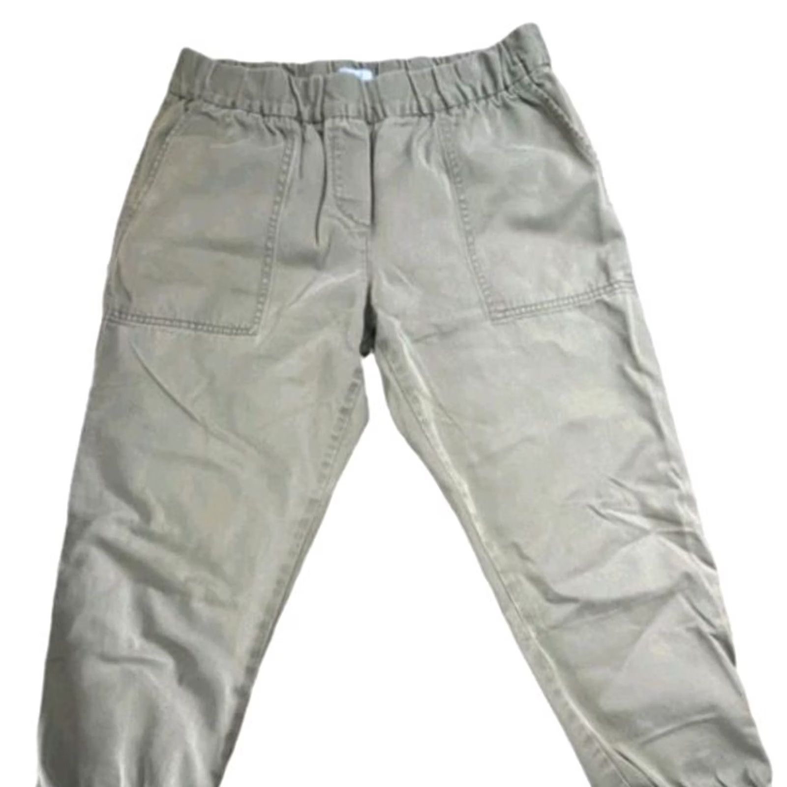 Gap GAP Jogger Pants Women M Green Army Soft Olive Utility Joggers Size 32" / US 10 / IT 46 - 2 Thumbnail