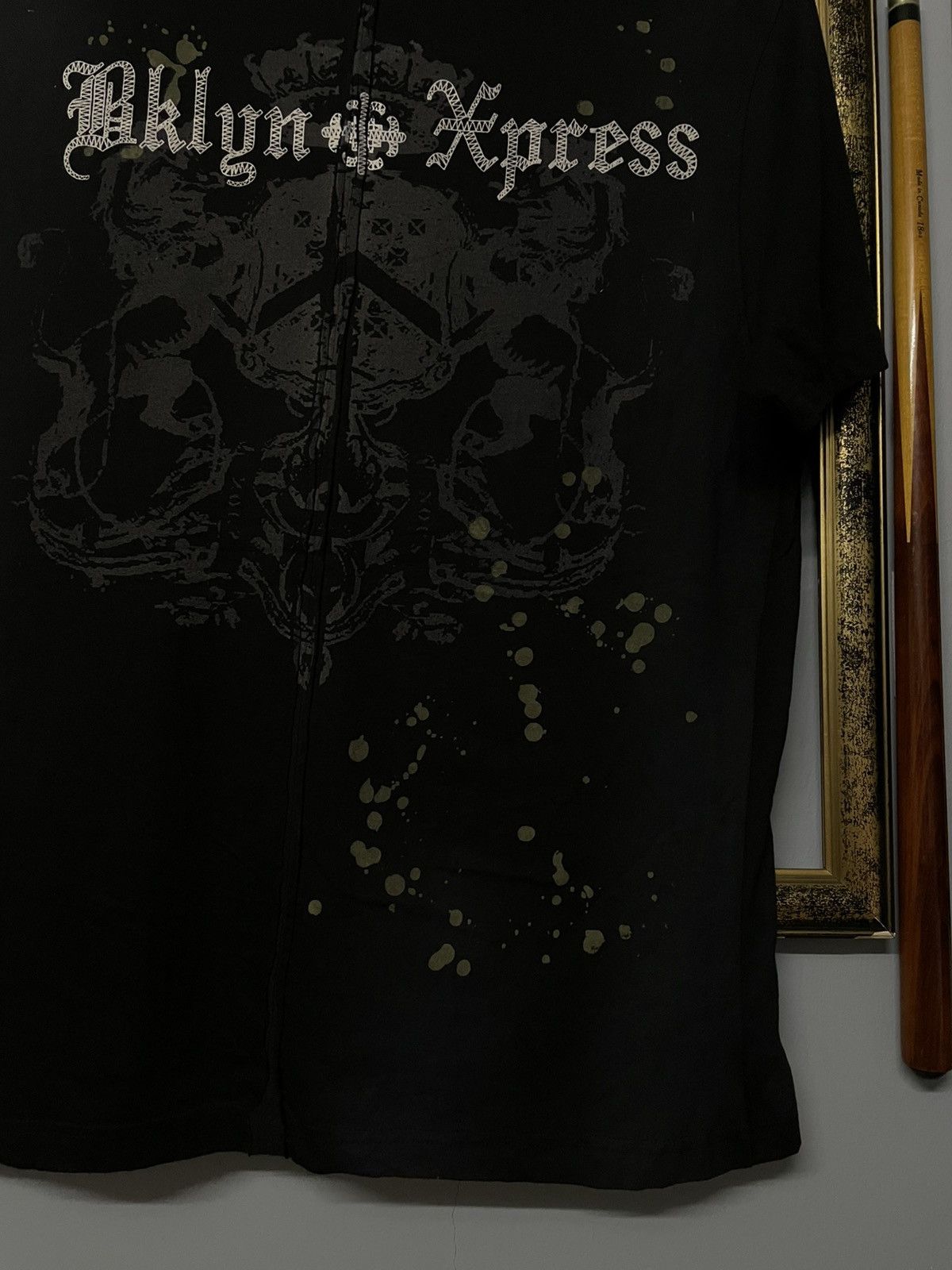 Affliction Vintage Japan Designer Xpress Skull Big Head Faded Tee Size US XXL / EU 58 / 5 - 9 Thumbnail